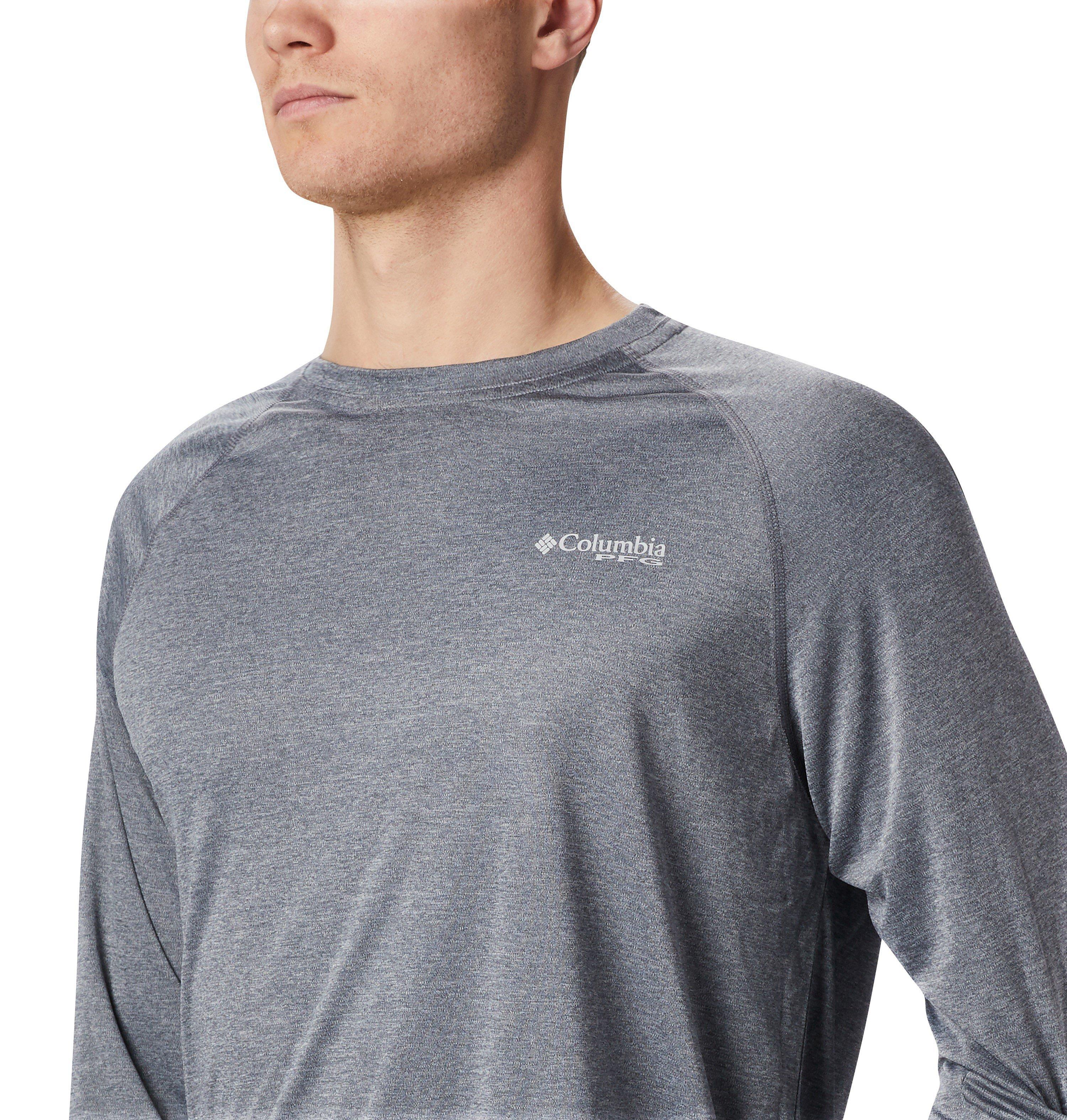 Men's PFG Terminal Tackle Heather Long Sleeve Shirt 7
