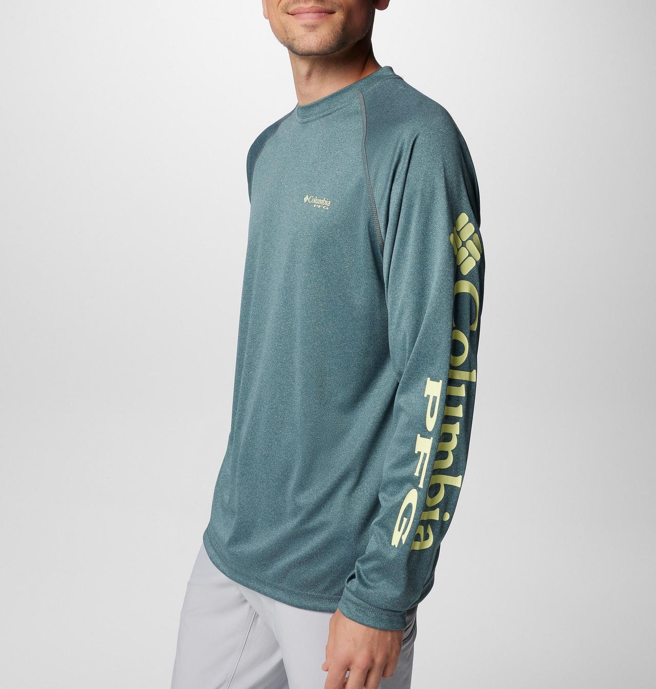 Men's PFG Terminal Tackle™ Heather Long Sleeve Shirt 7