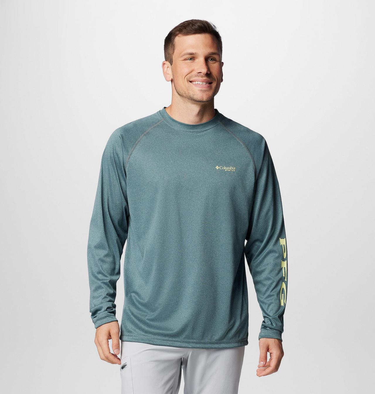 Men's PFG Terminal Tackle™ Heather Long Sleeve Shirt 1