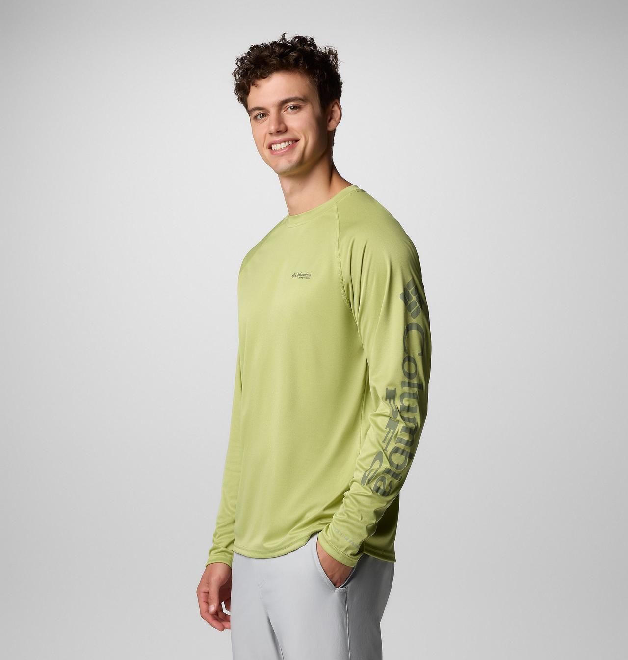 Men's PFG Terminal Tackle™ Heather Long Sleeve Shirt | 302 | S 4