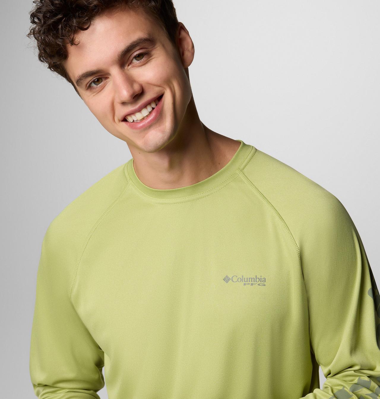 Men's PFG Terminal Tackle™ Heather Long Sleeve Shirt | 302 | S 5