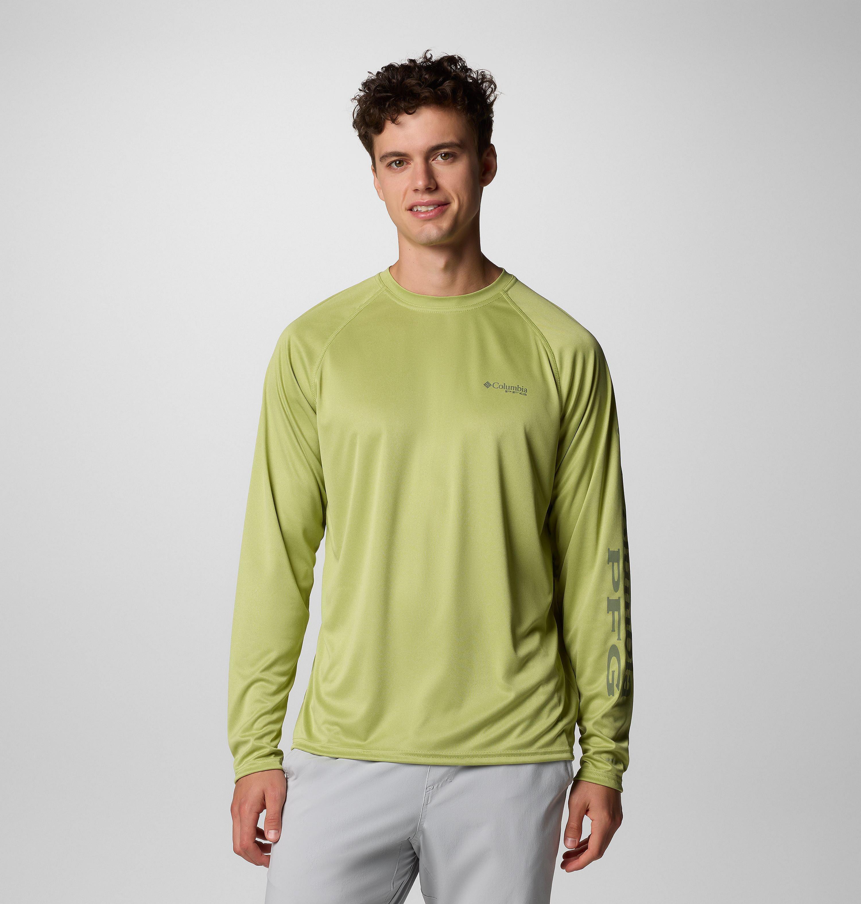 Men's Terminal Tackle Heather Long Sleeve Wicking Sun Shading Tech