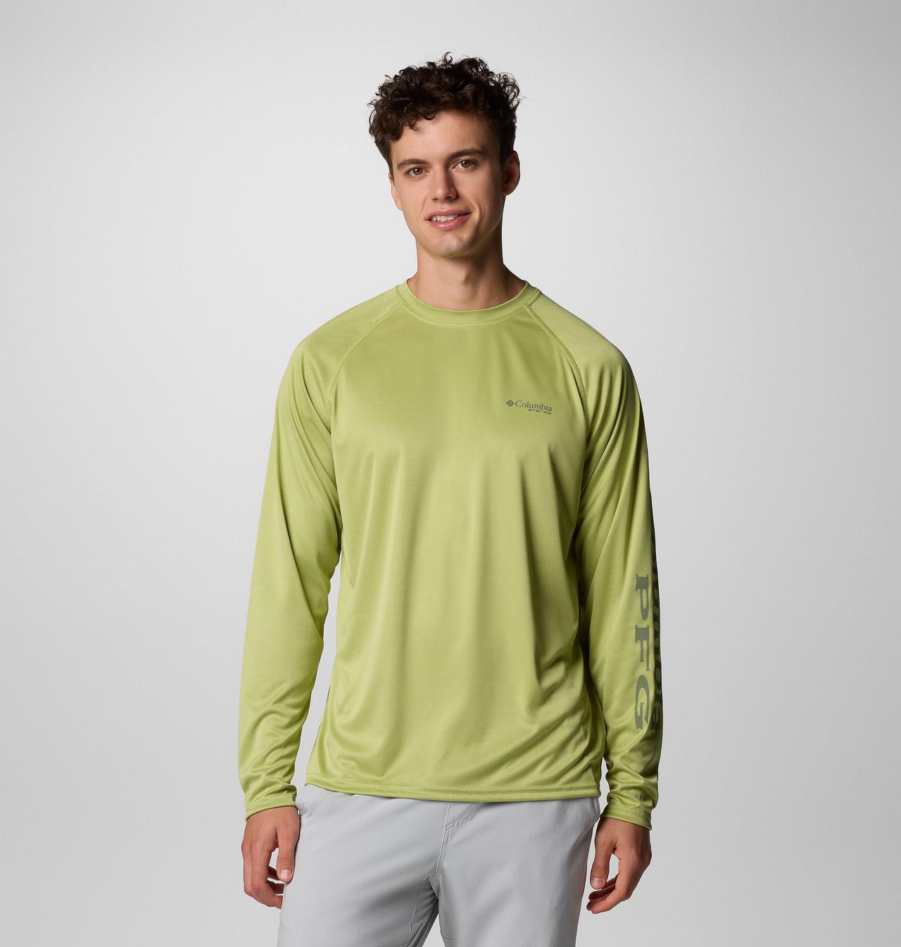 Men's PFG Terminal Tackle™ Heather Long Sleeve Shirt | 302 | S 1