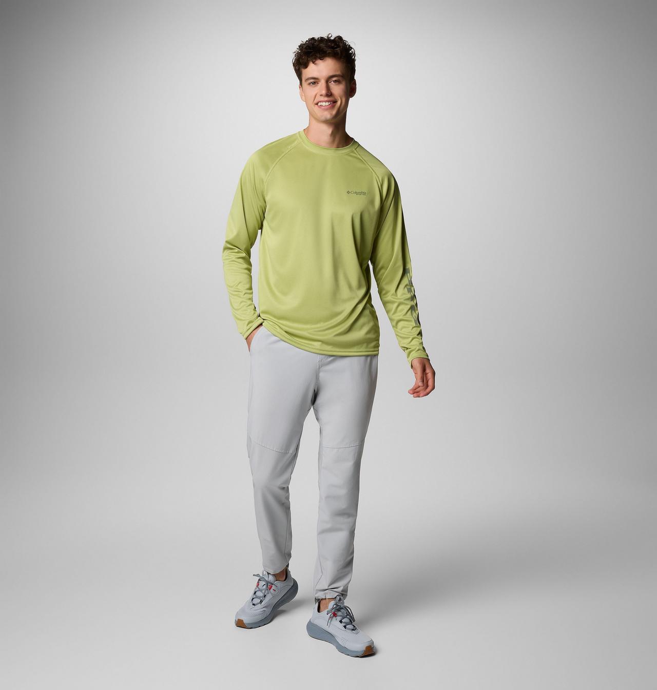 Men's PFG Terminal Tackle™ Heather Long Sleeve Shirt | 302 | S 2