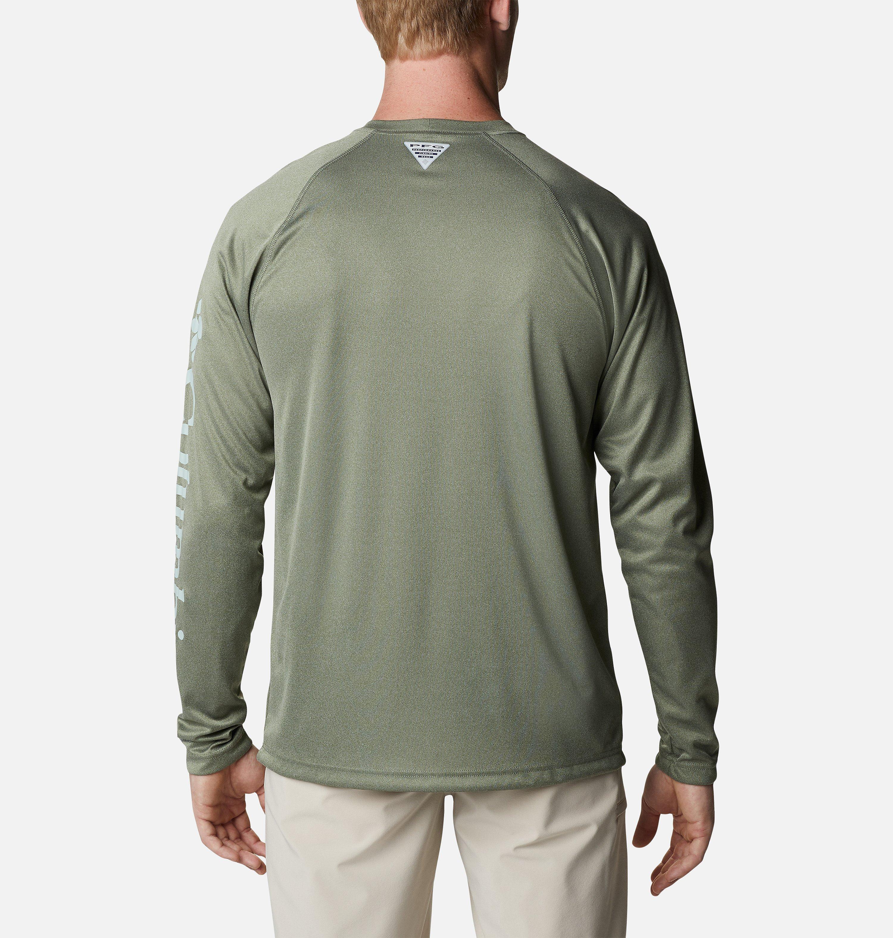 Men's PFG Terminal Tackle Heather Long Sleeve Shirt 2