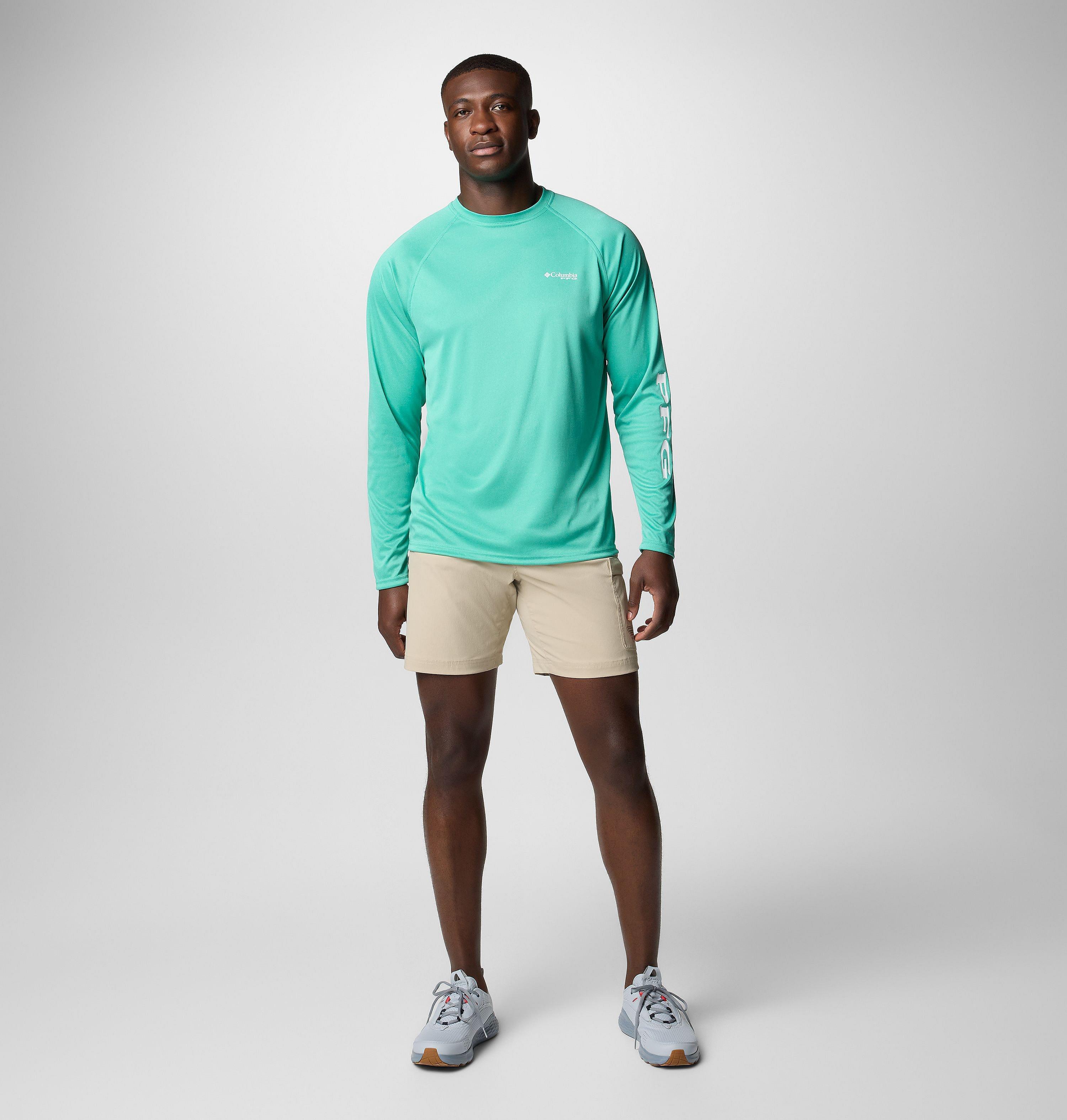 Men's PFG Terminal Tackle Heather Long Sleeve Shirt 2