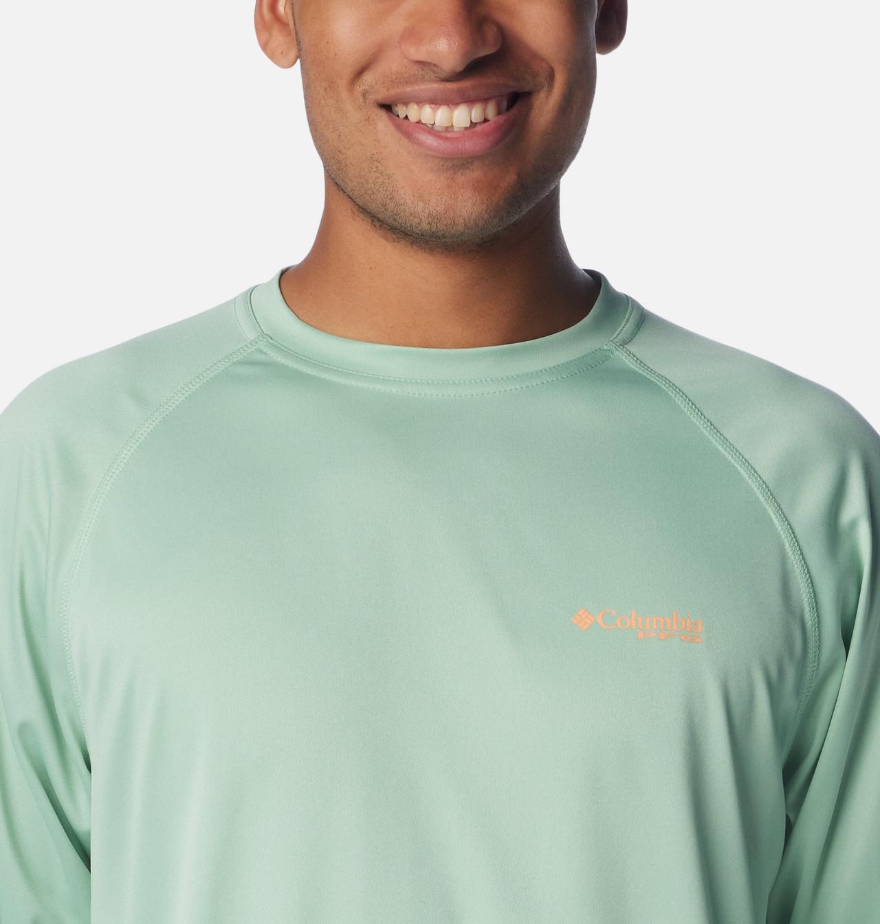Men's PFG Terminal Tackle™ Heather Long Sleeve Shirt 4
