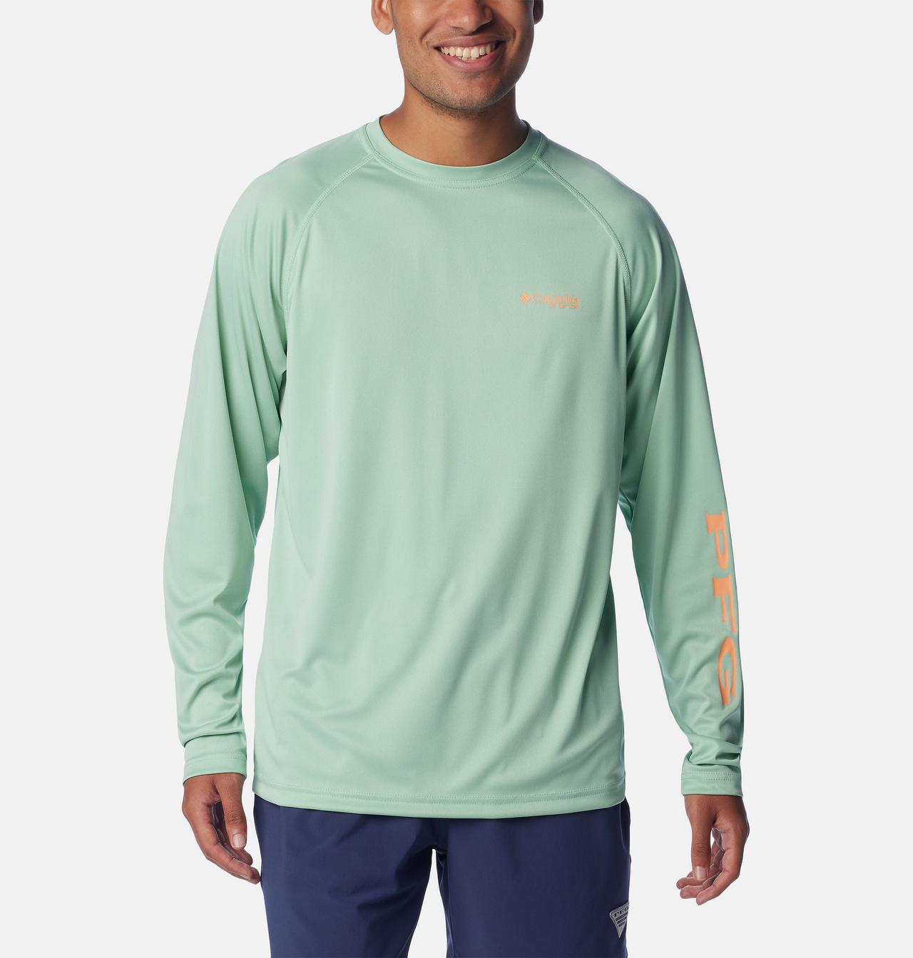 Men's PFG Terminal Tackle™ Heather Long Sleeve Shirt 1