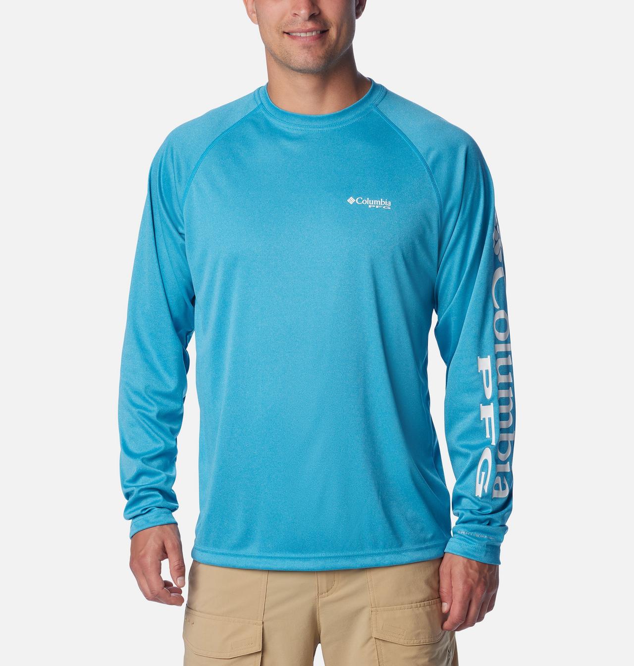 Men's PFG Terminal Tackle™ Heather Long Sleeve Shirt 1