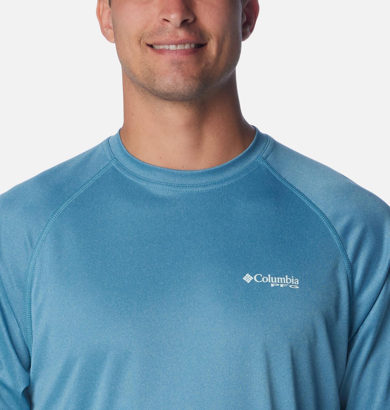 Men's PFG Terminal Tackle™ Heather Long Sleeve Shirt 4