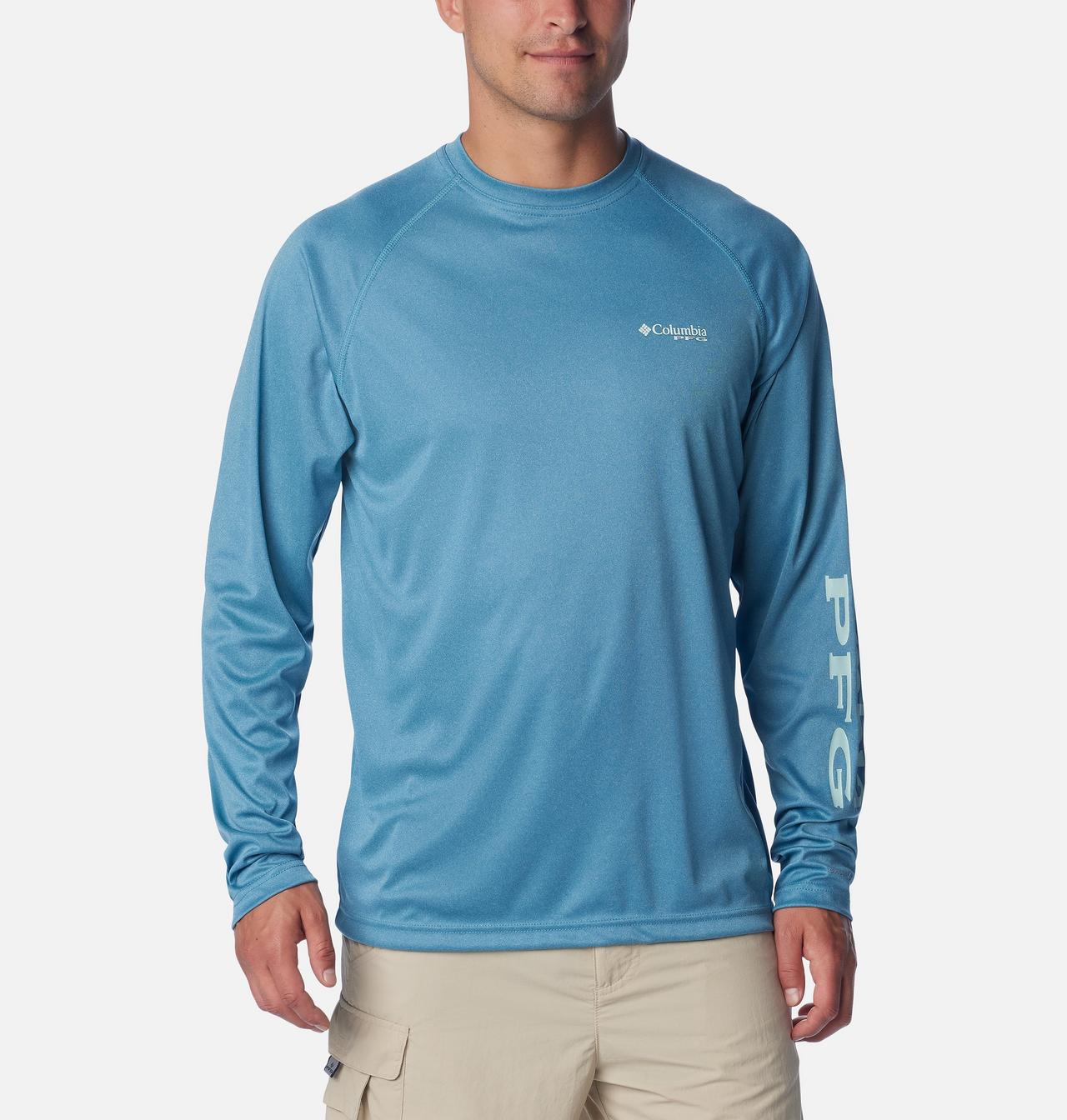 Men's PFG Terminal Tackle™ Heather Long Sleeve Shirt 1
