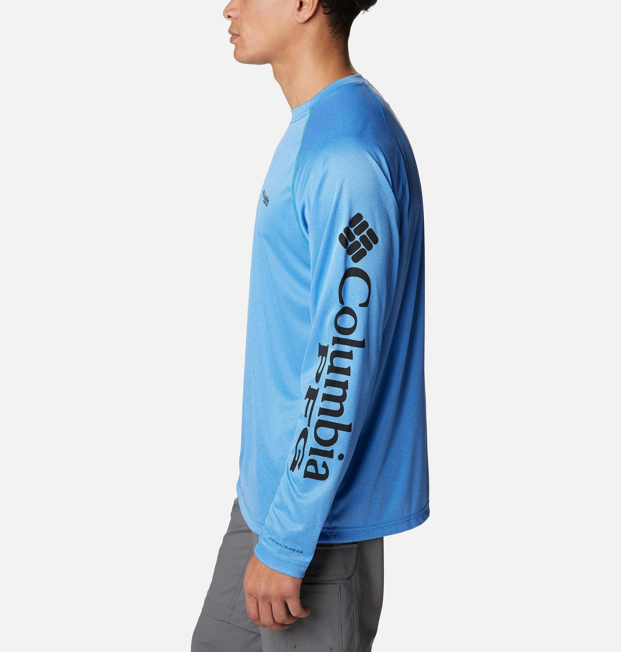 Men's PFG Terminal Tackle™ Heather Long Sleeve Shirt 3