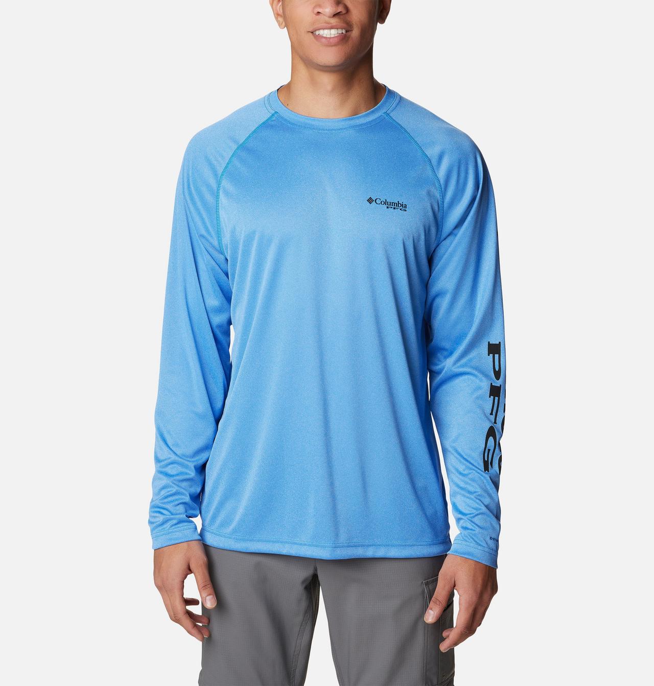 Men's PFG Terminal Tackle™ Heather Long Sleeve Shirt 1