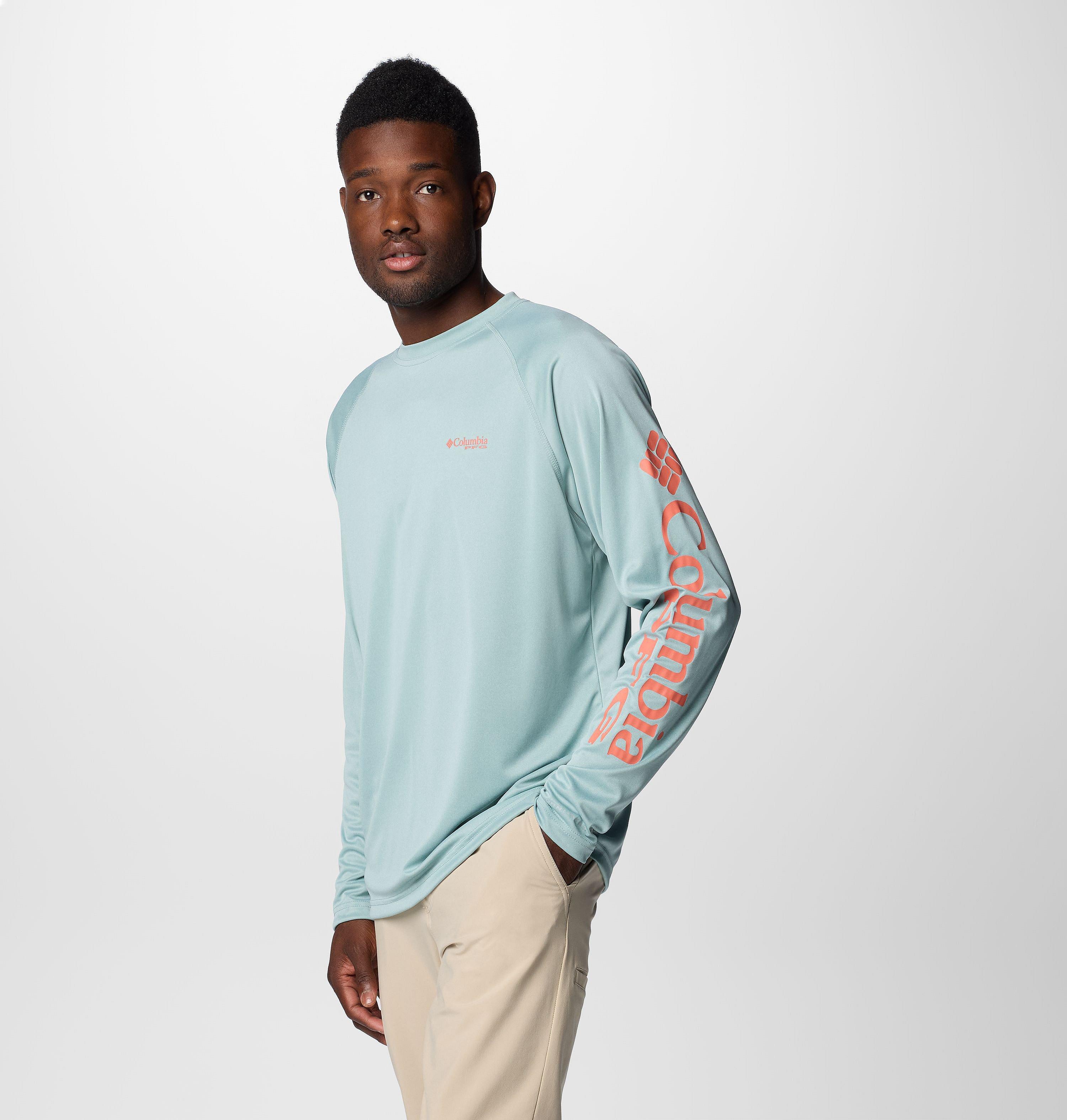 Men's PFG Terminal Tackle Heather Long Sleeve Shirt 4