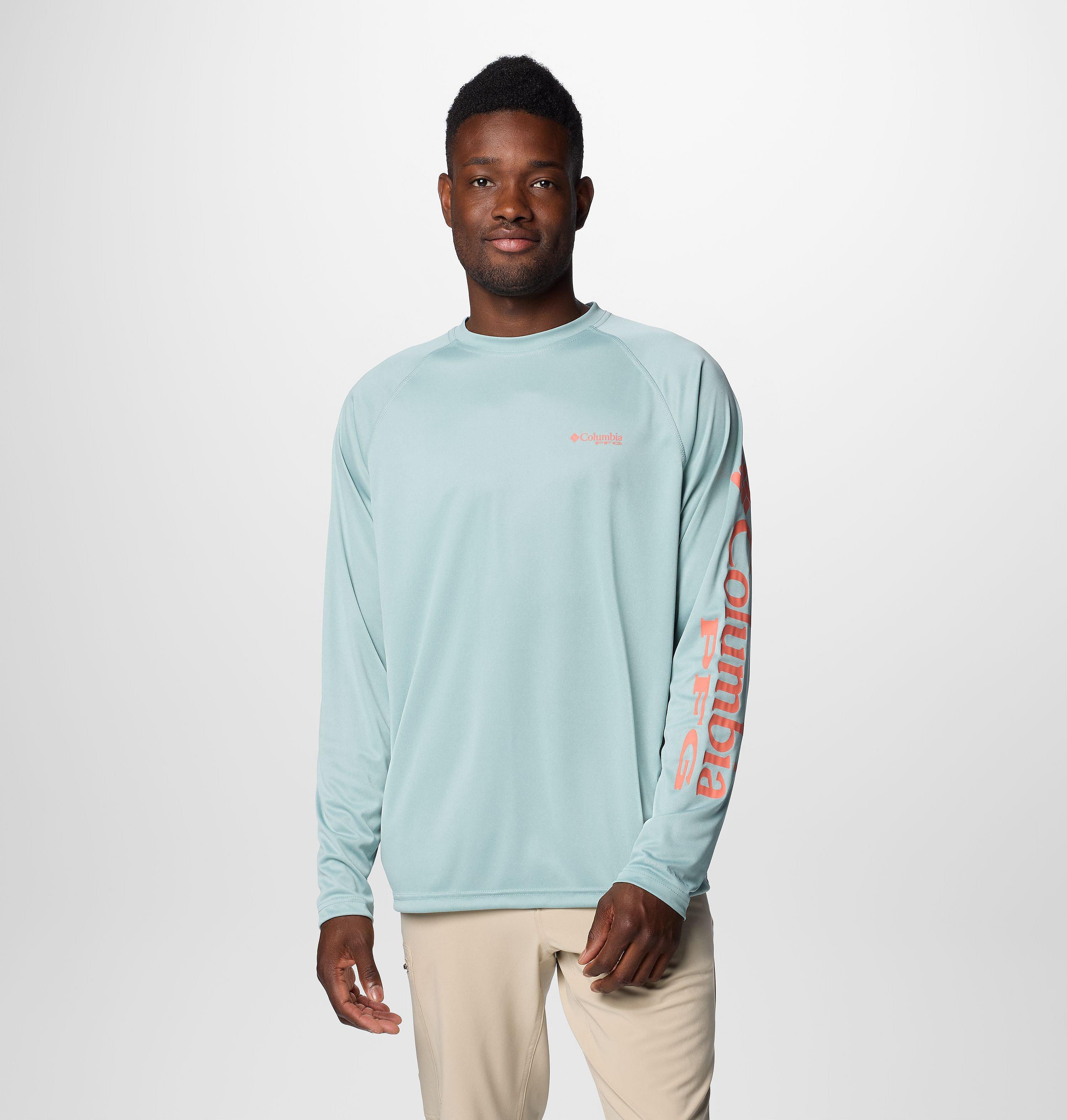 Men's Terminal Tackle Heather Long Sleeve Wicking Sun Shading Tech