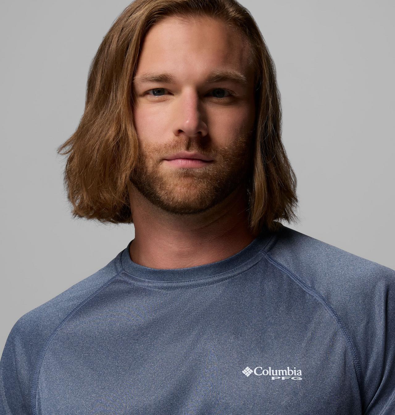 Men's PFG Terminal Tackle™ Heather Long Sleeve Shirt 5