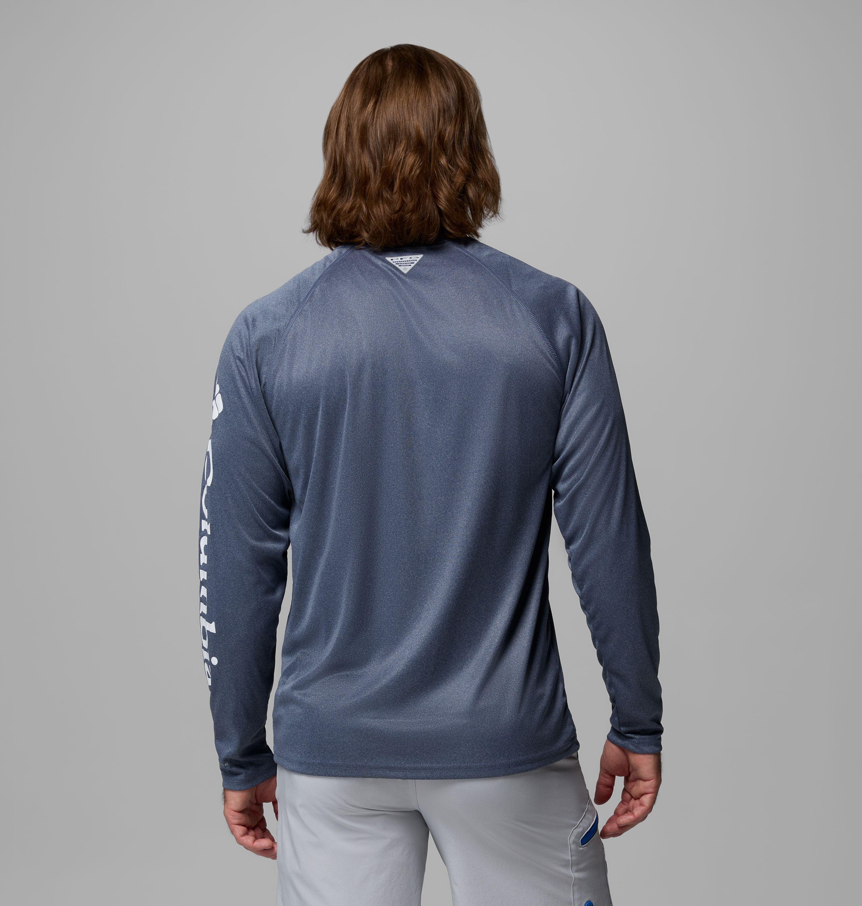 Men's PFG Terminal Tackle Heather Long Sleeve Shirt 3