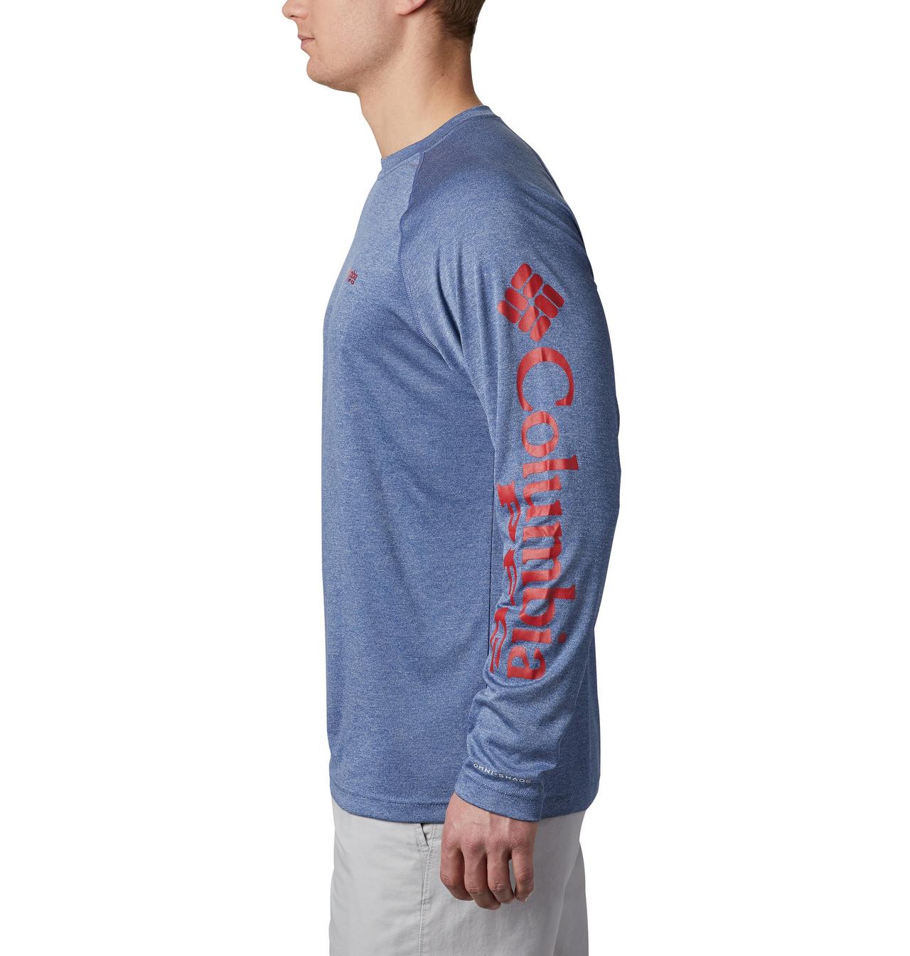 Men's PFG Terminal Tackle™ Heather Long Sleeve Shirt 3