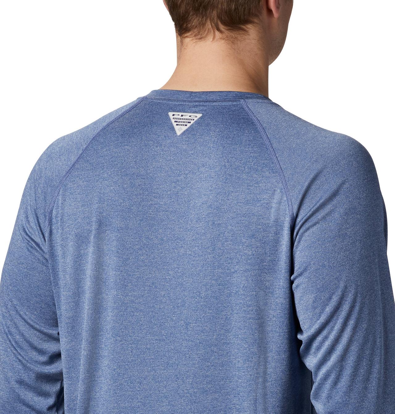 Men's PFG Terminal Tackle™ Heather Long Sleeve Shirt 5