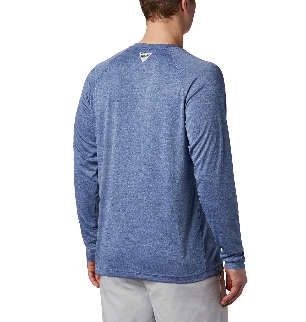 Men's PFG Terminal Tackle™ Heather Long Sleeve Shirt 2