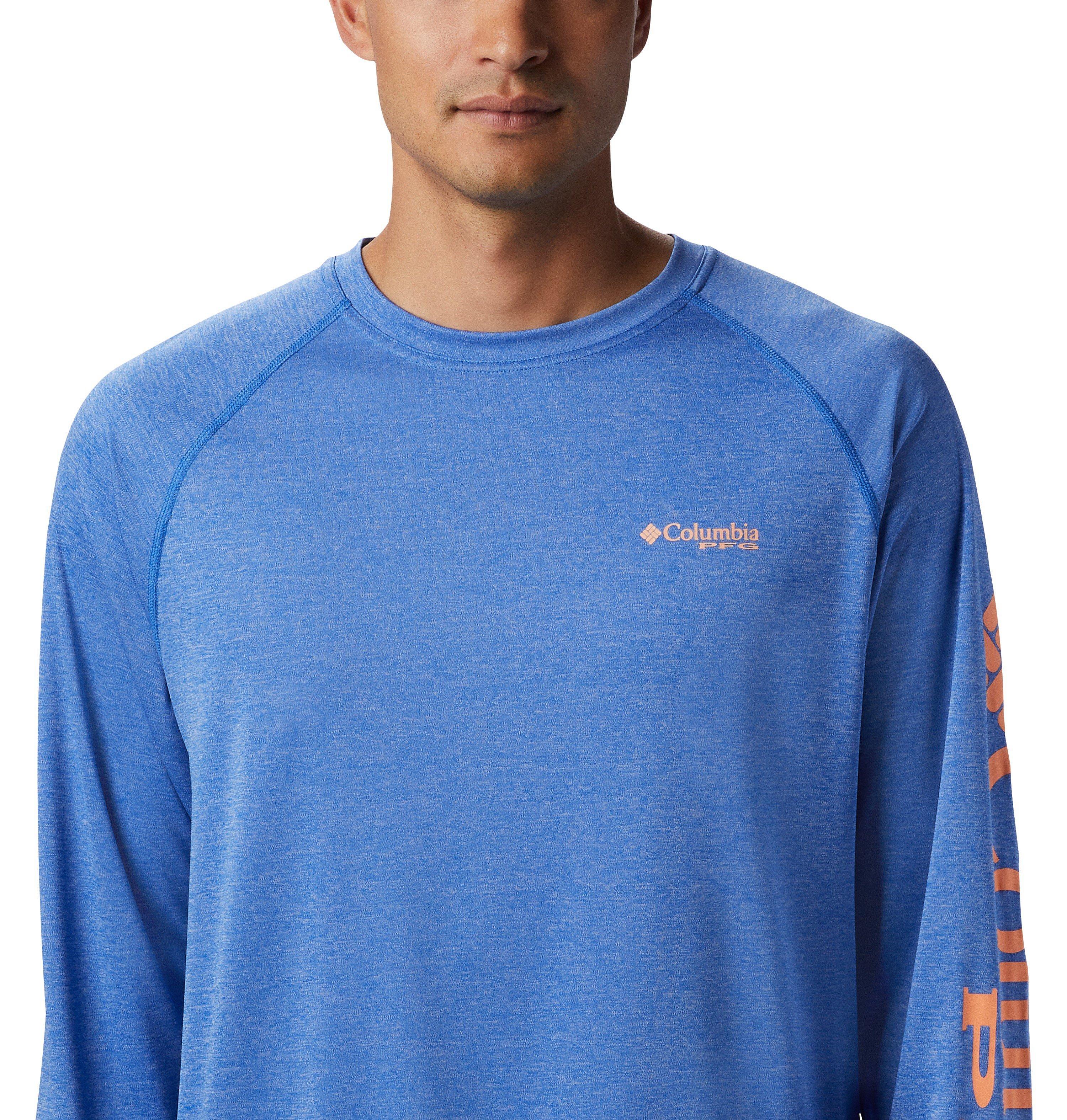 Men's PFG Terminal Tackle Heather Long Sleeve Shirt 3