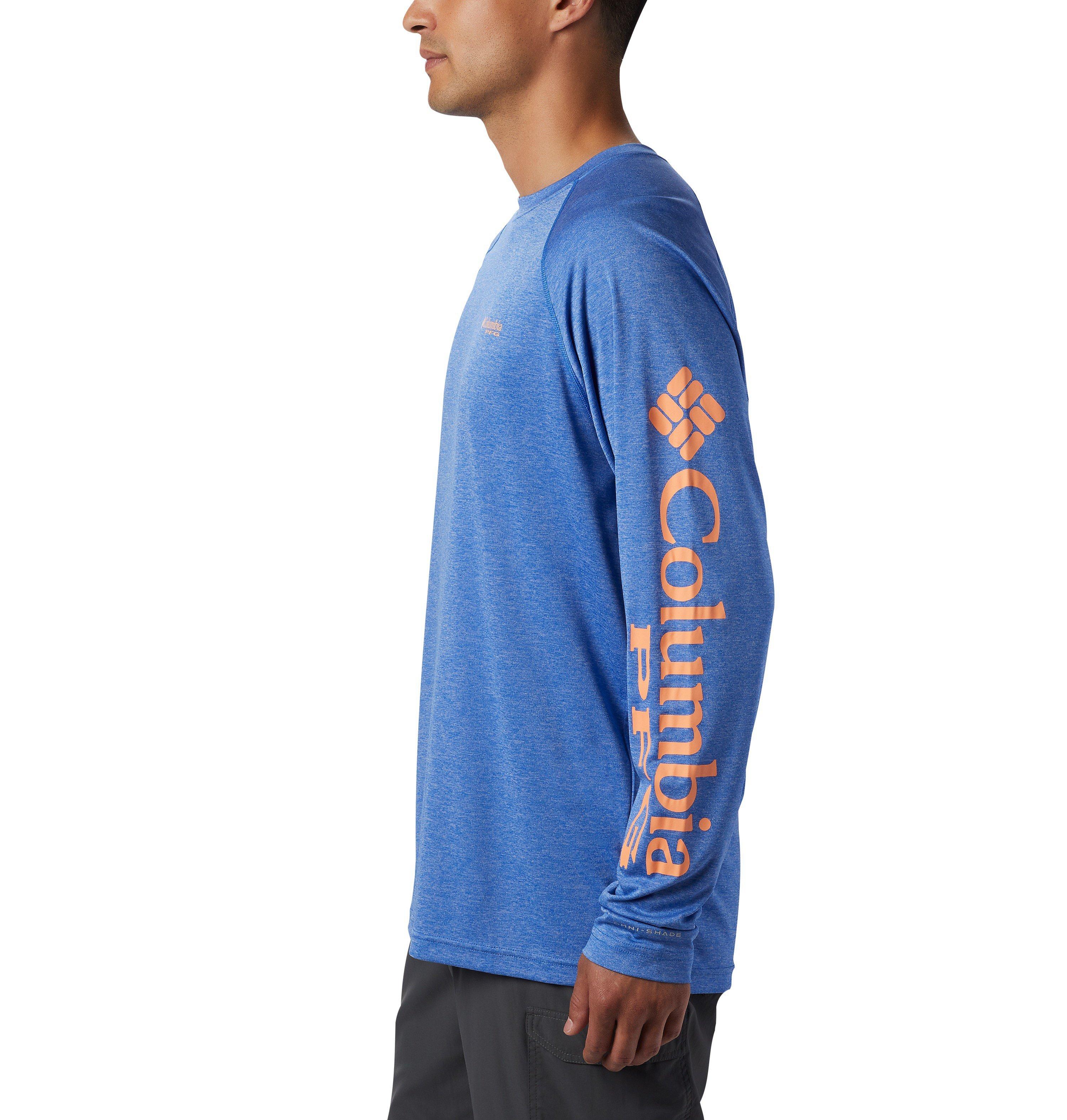 Men's PFG Terminal Tackle Heather Long Sleeve Shirt 4
