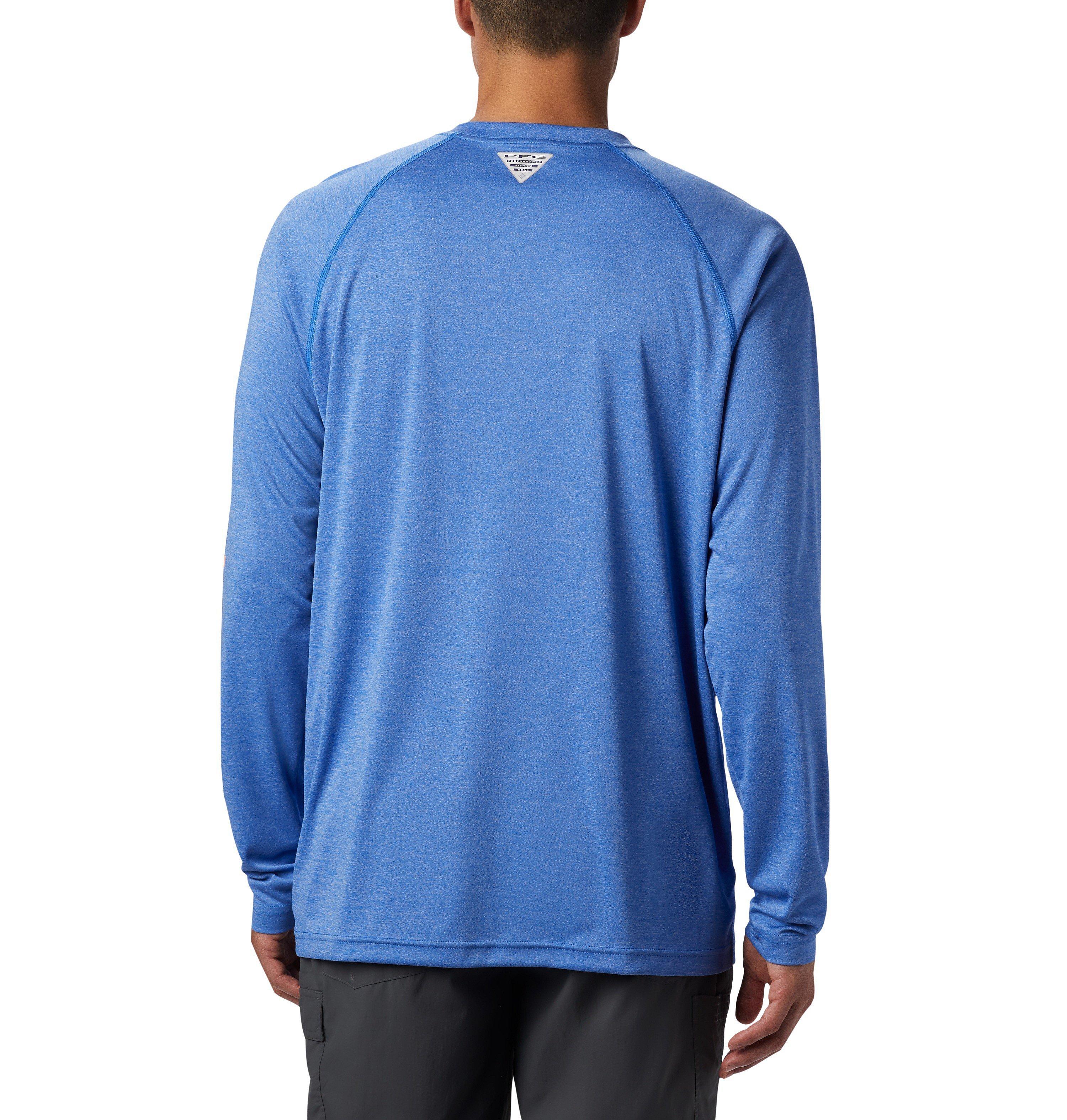 Men's PFG Terminal Tackle Heather Long Sleeve Shirt 2