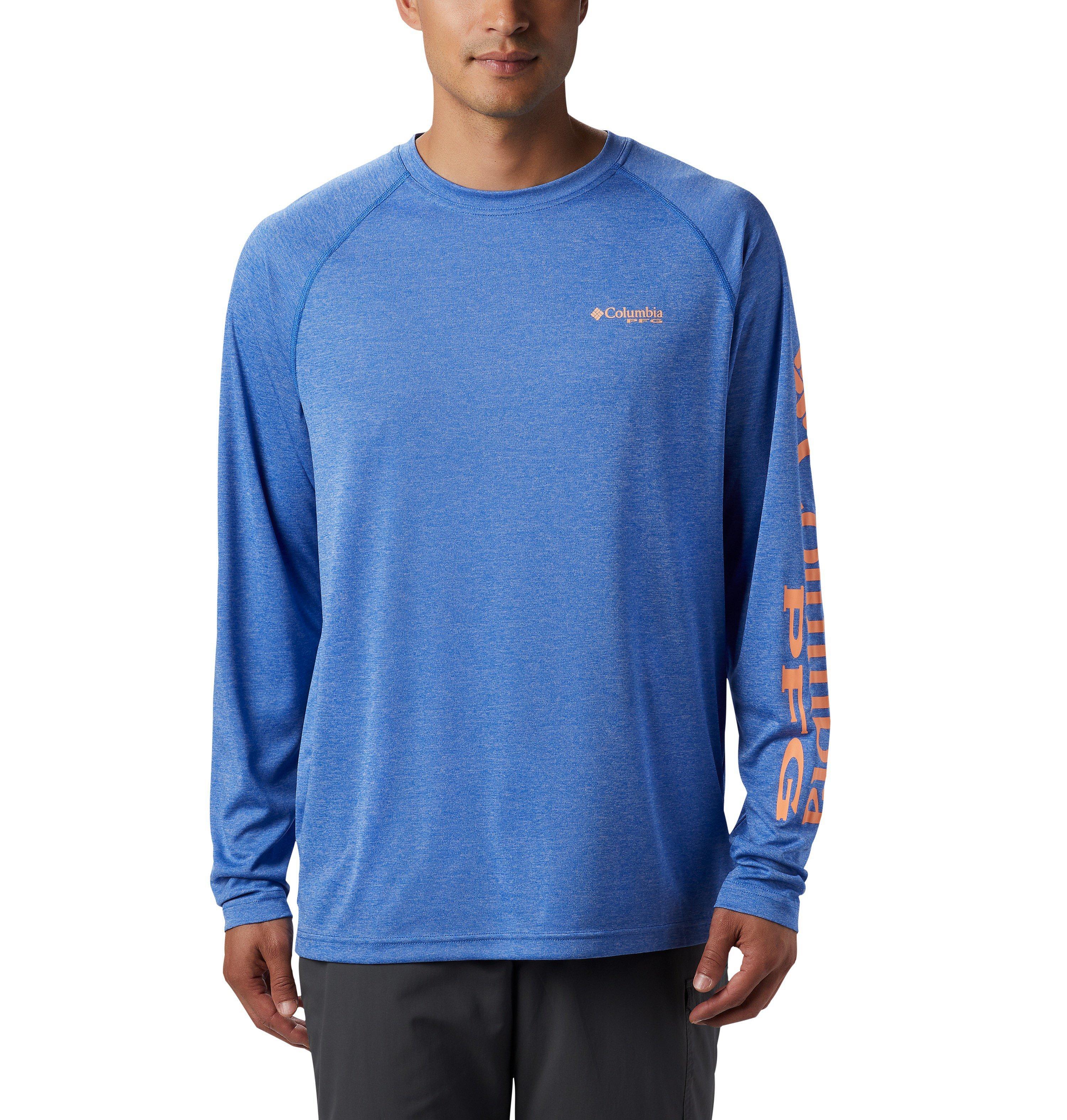 Men's PFG Terminal Tackle Heather Long Sleeve Shirt 1