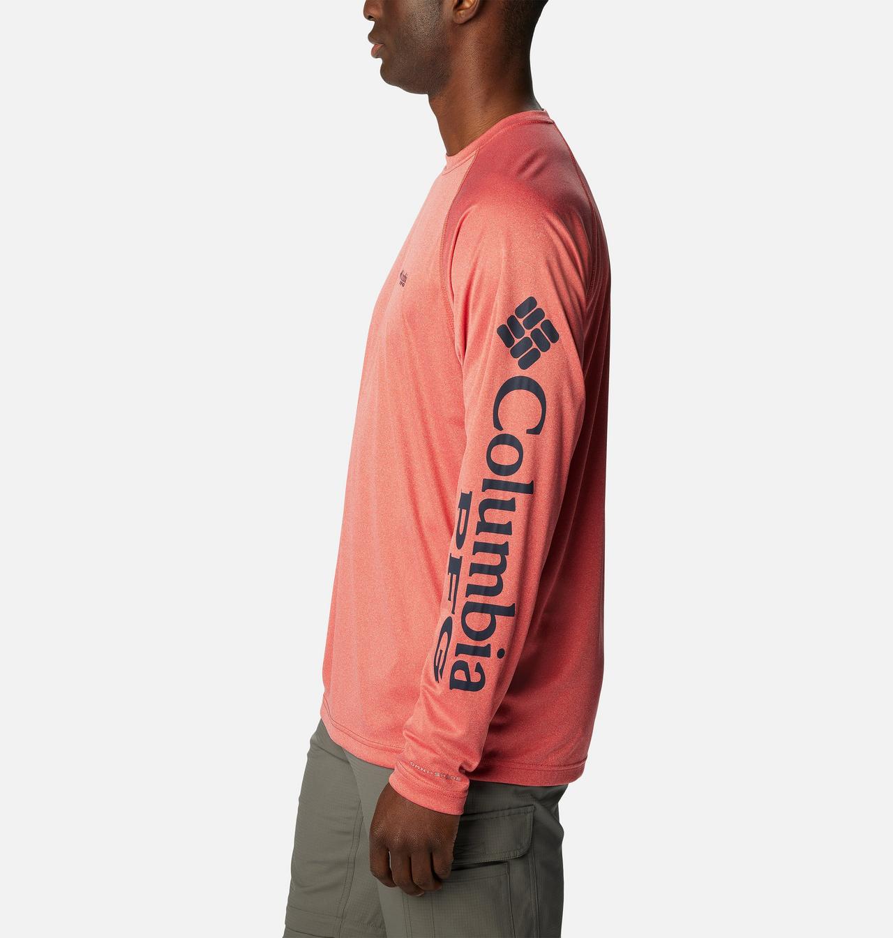 Men's PFG Terminal Tackle™ Heather Long Sleeve Shirt 3