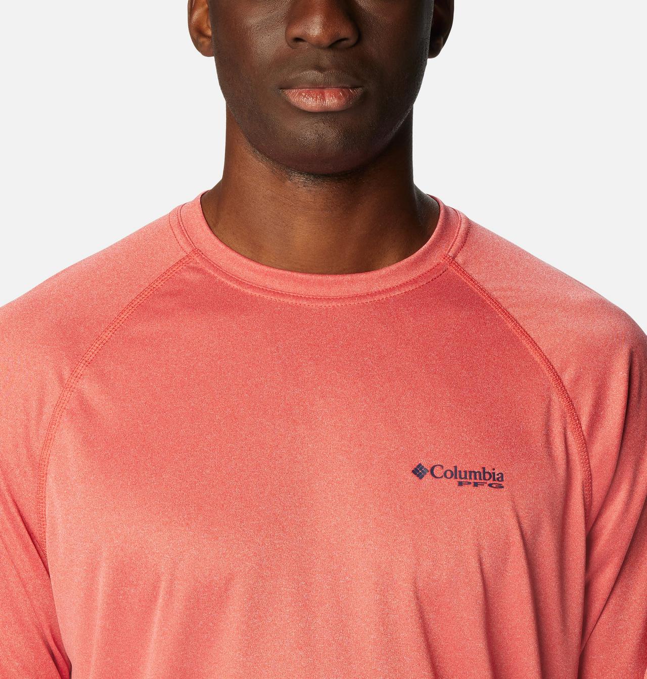 Men's PFG Terminal Tackle™ Heather Long Sleeve Shirt 4