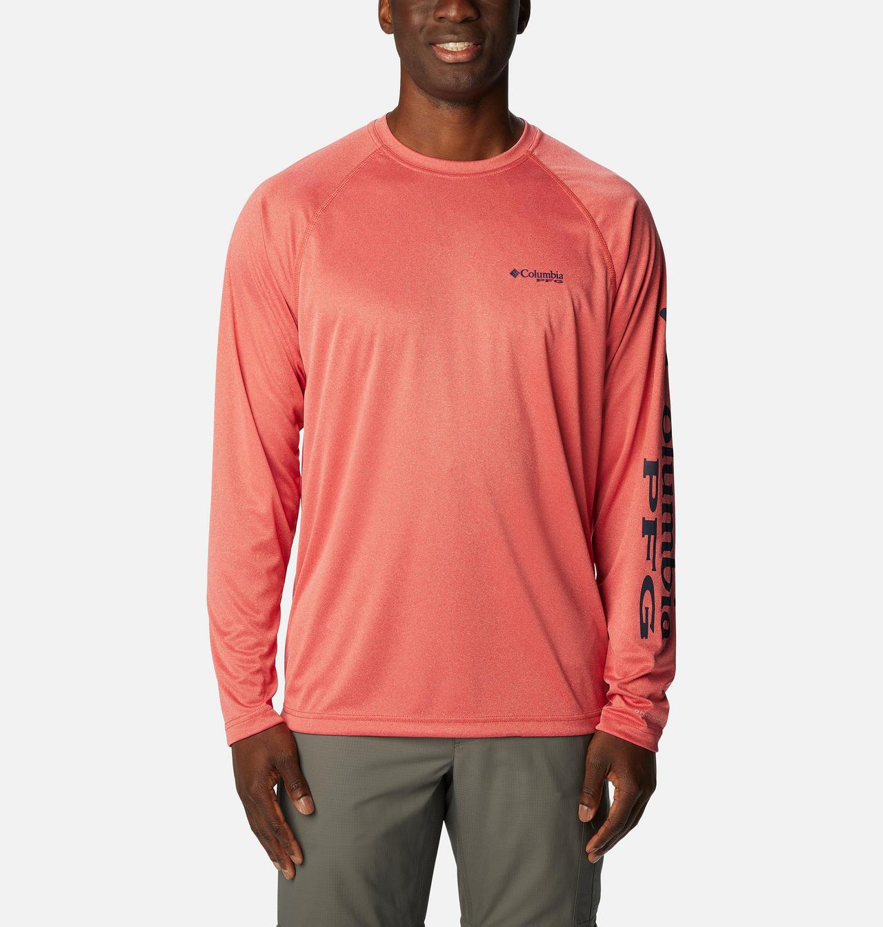 Men's PFG Terminal Tackle™ Heather Long Sleeve Shirt 1