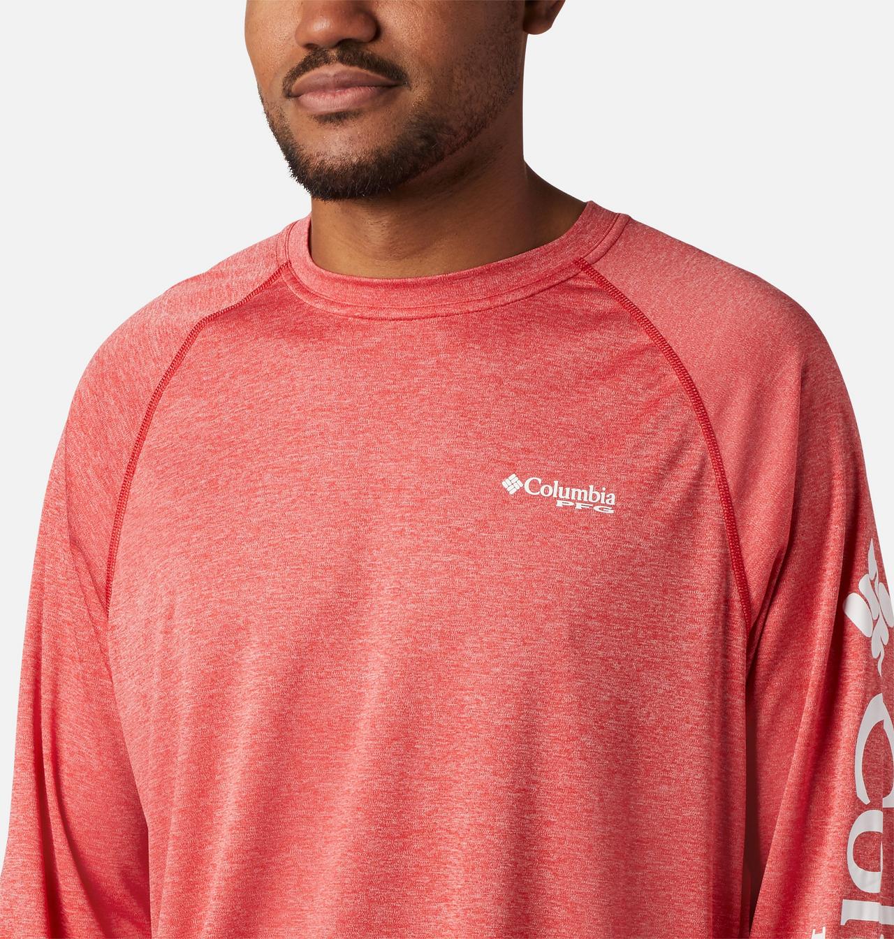 Men's PFG Terminal Tackle™ Heather Long Sleeve Shirt 4
