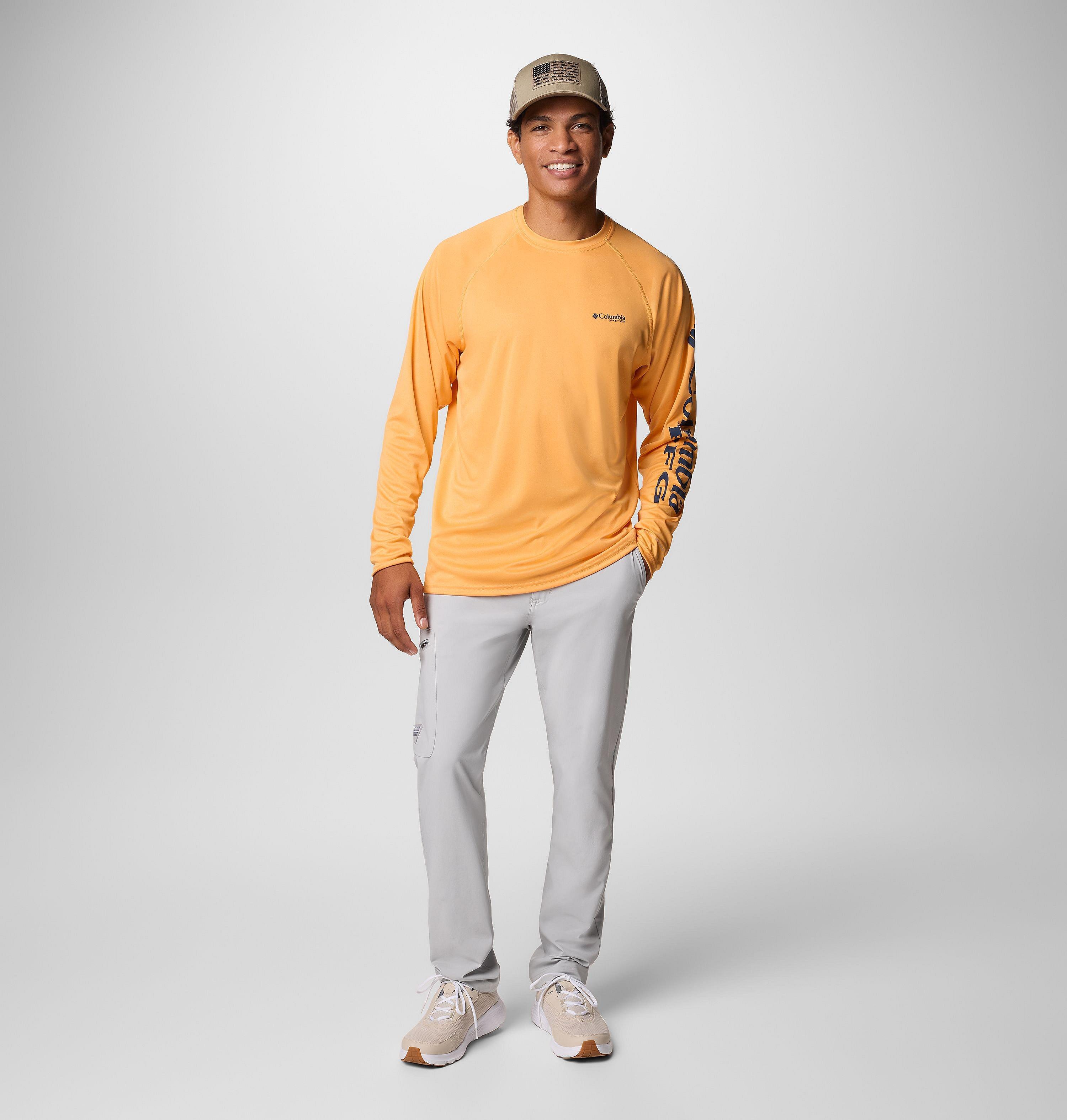 Men's Terminal Tackle Heather Long Sleeve Wicking Sun Shading Tech