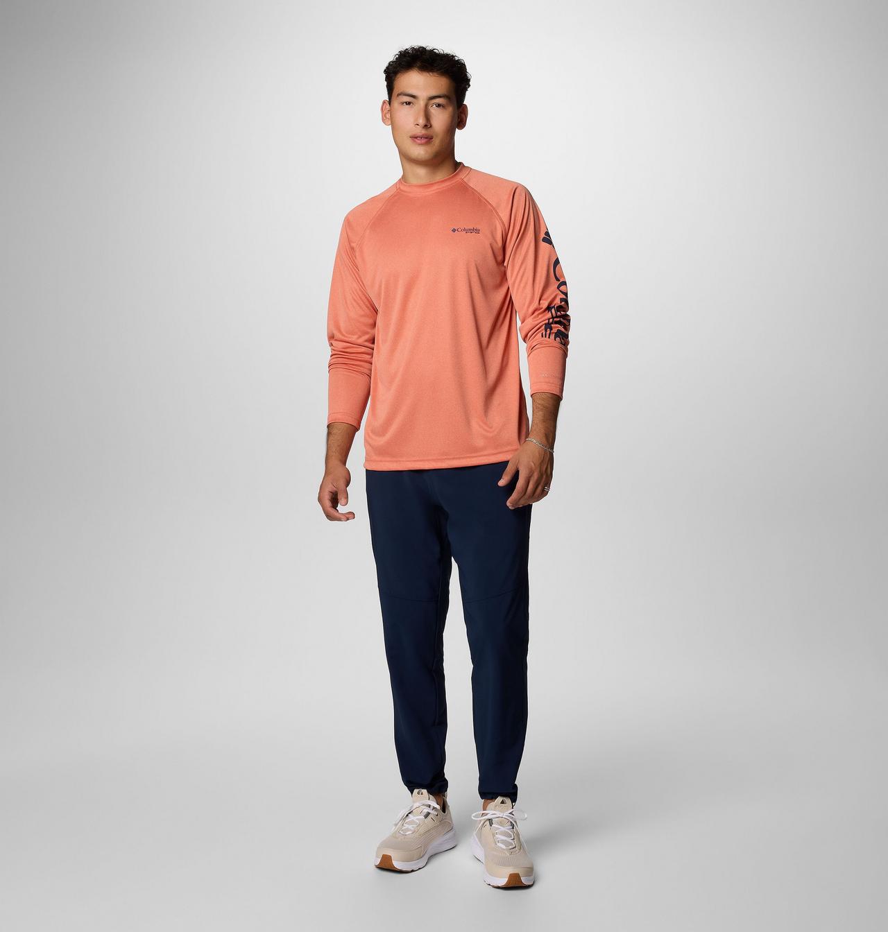 Men's PFG Terminal Tackle™ Heather Long Sleeve Shirt 3