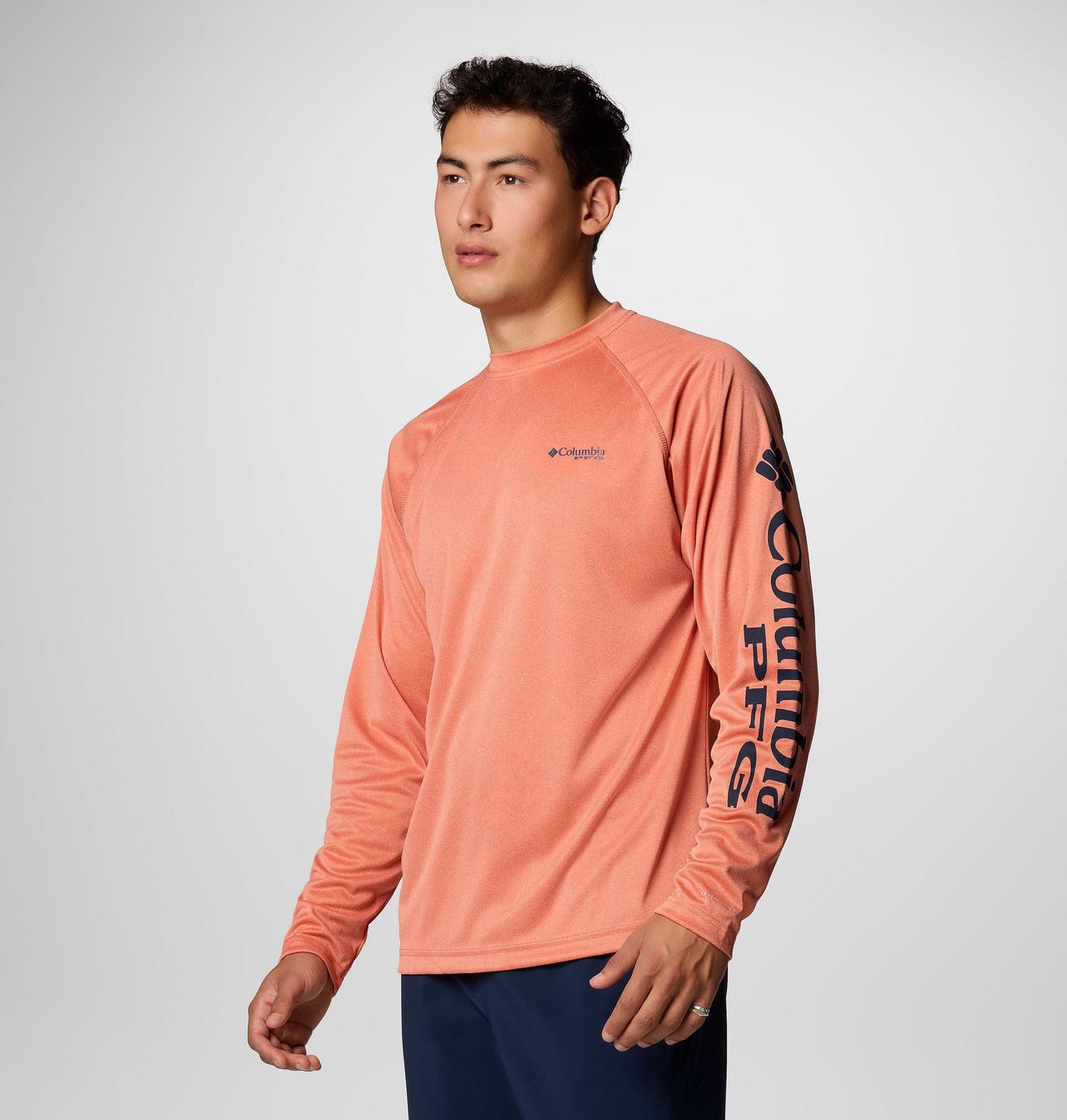 Men's PFG Terminal Tackle™ Heather Long Sleeve Shirt 4