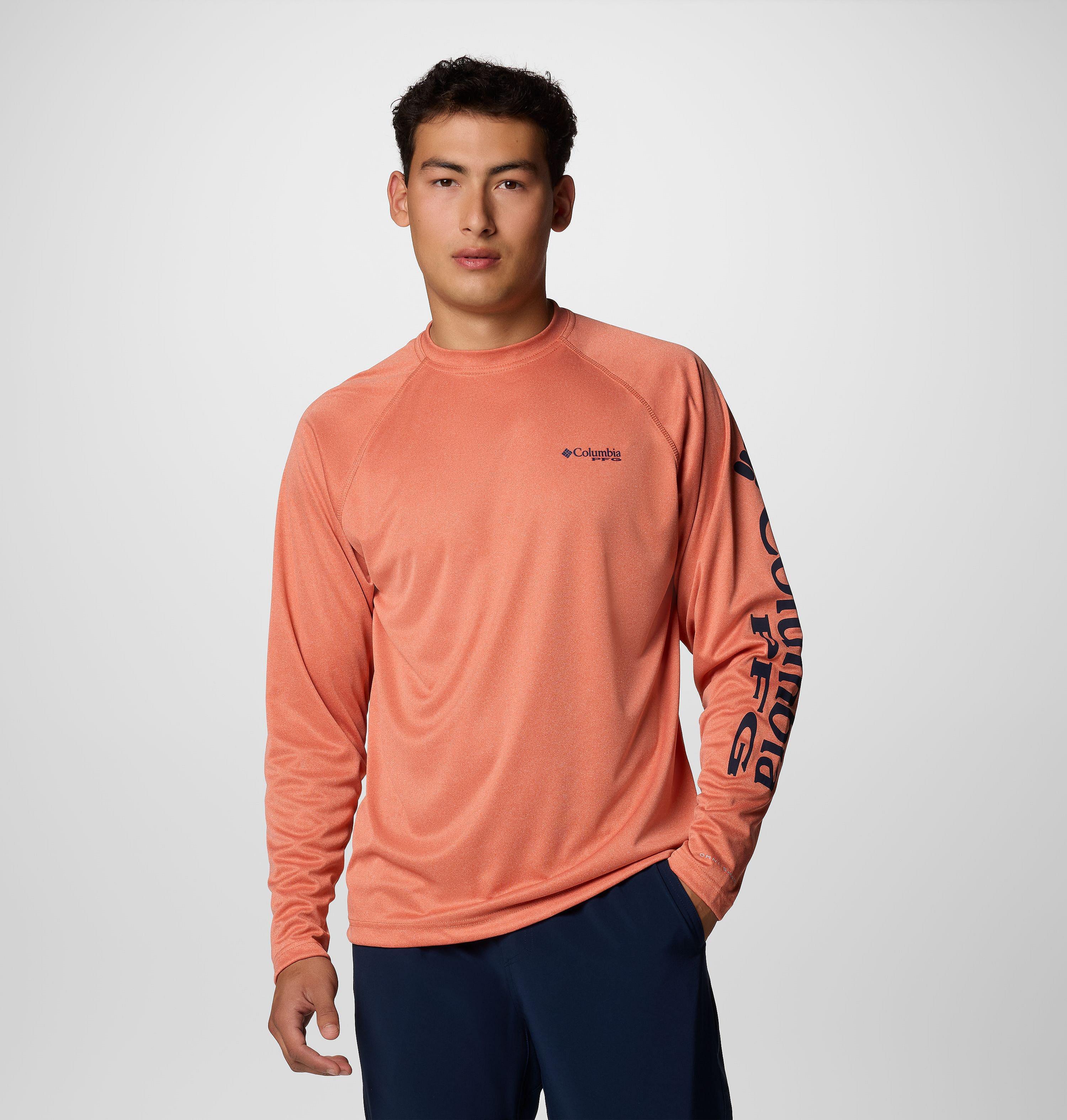 Men's PFG Terminal Tackle Heather Long Sleeve Shirt 1