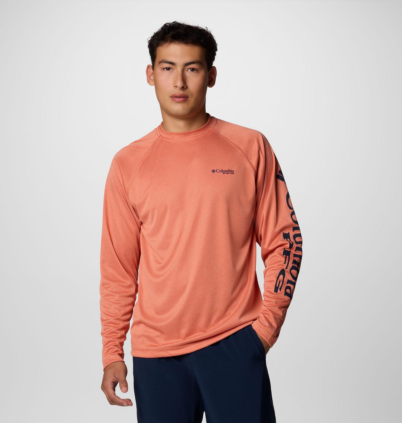Men's PFG Terminal Tackle™ Heather Long Sleeve Shirt 1