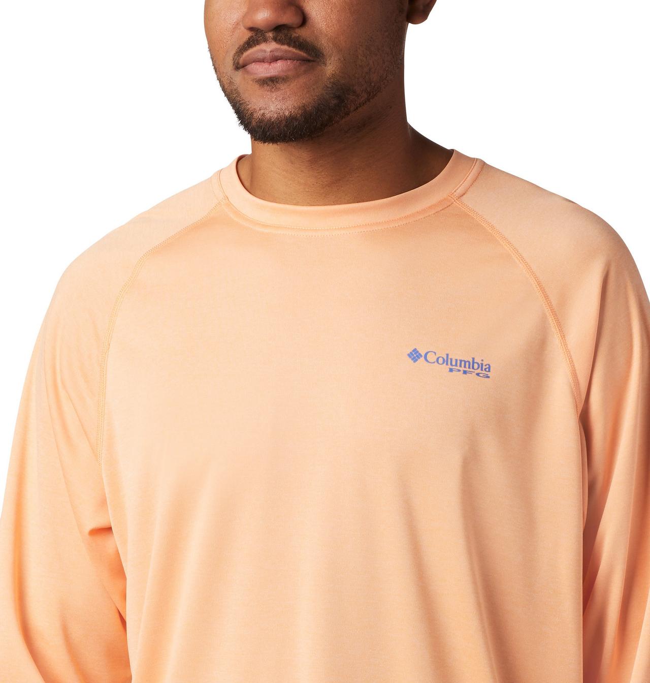 Men's PFG Terminal Tackle™ Heather Long Sleeve Shirt 4