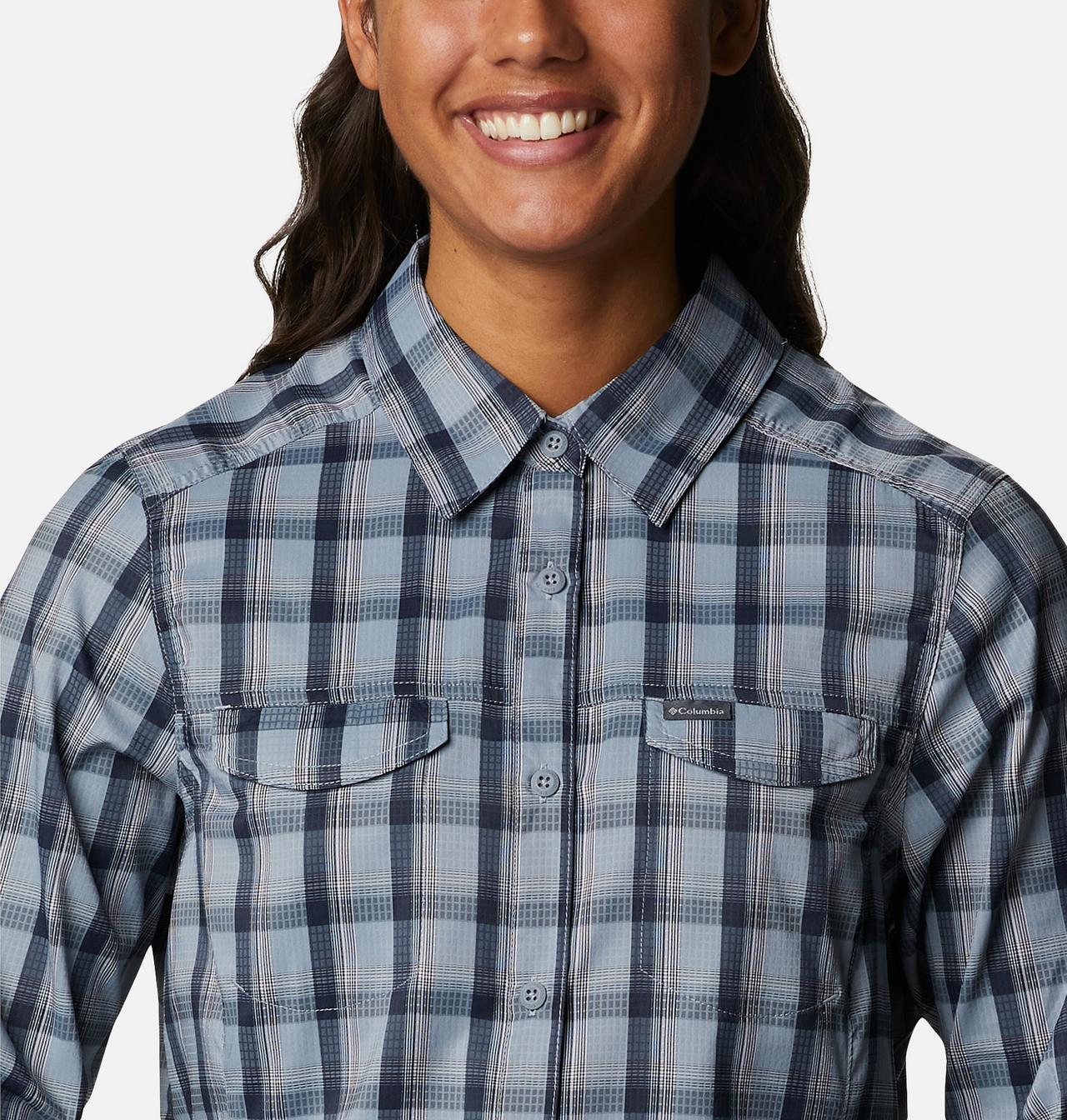 Women’s Silver Ridge™ Lite Plaid Long Sleeve Shirt 4
