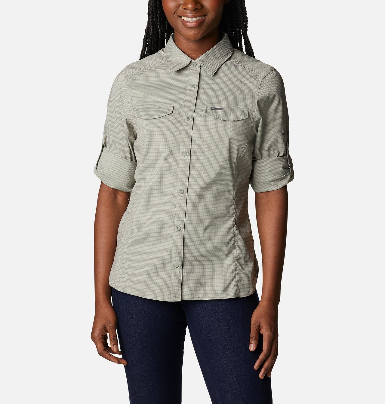 Chemise manches longues à carreaux Silver Ridge™ Lite pour femme 7