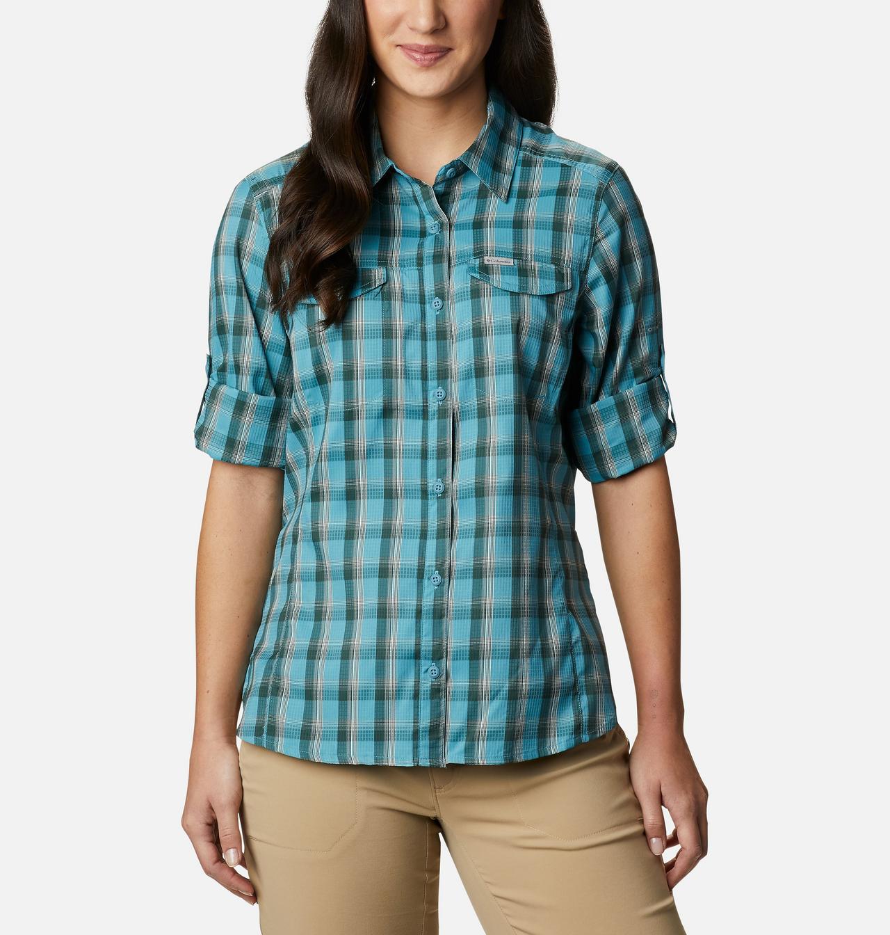 Women’s Silver Ridge™ Lite Plaid Long Sleeve Shirt 7