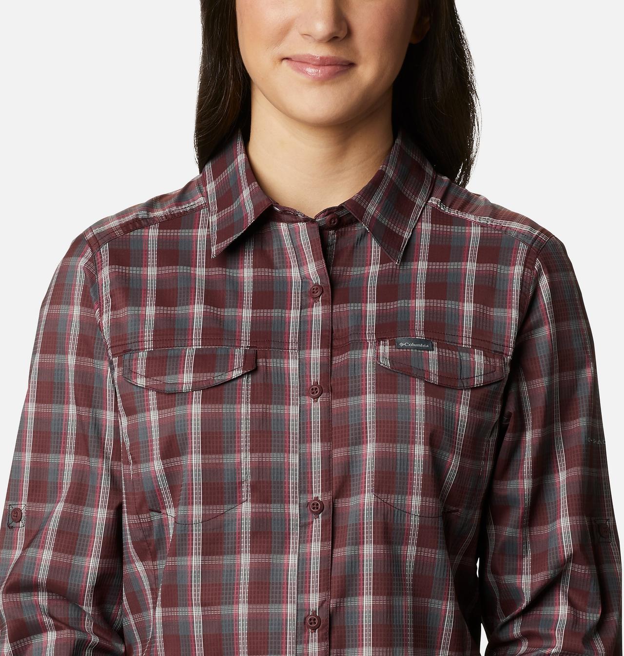 Women’s Silver Ridge™ Lite Plaid Long Sleeve Shirt 4