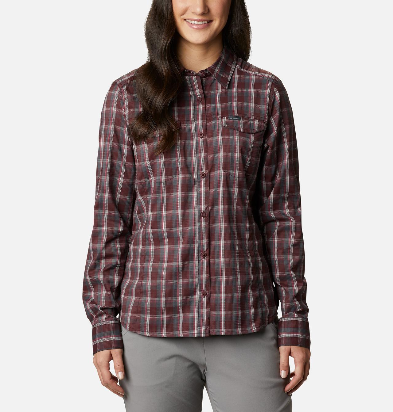 Women’s Silver Ridge™ Lite Plaid Long Sleeve Shirt 1