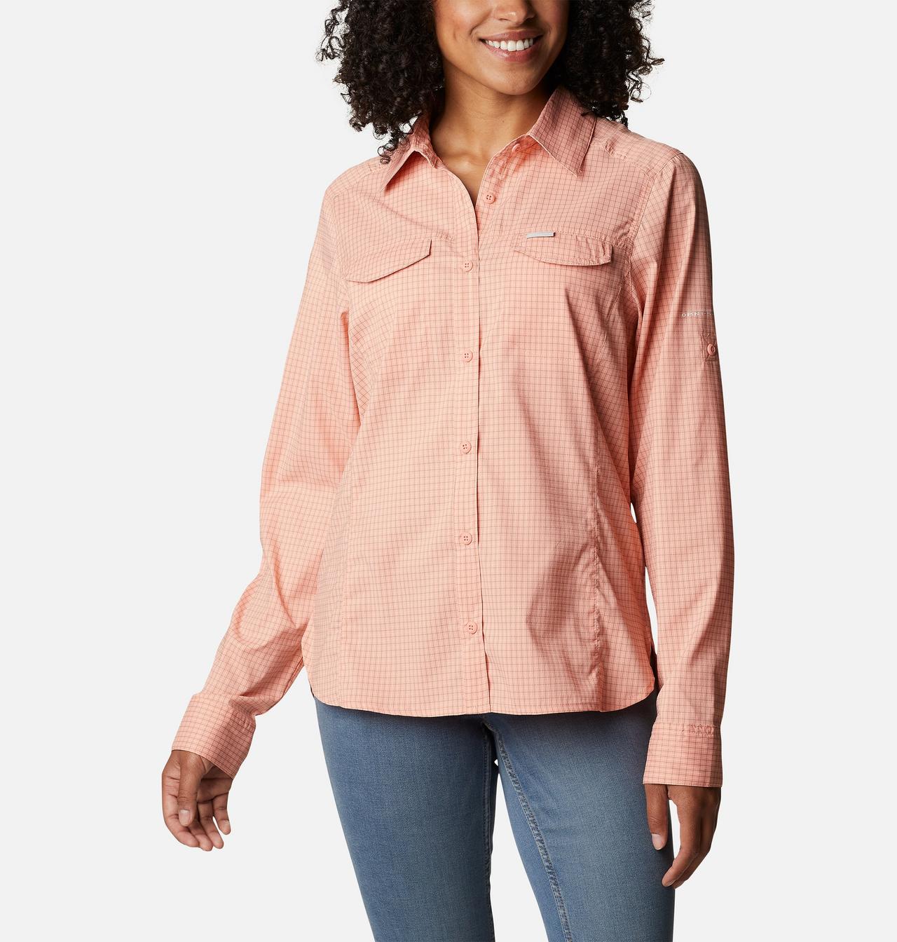 Chemise manches longues à carreaux Silver Ridge™ Lite pour femme 1