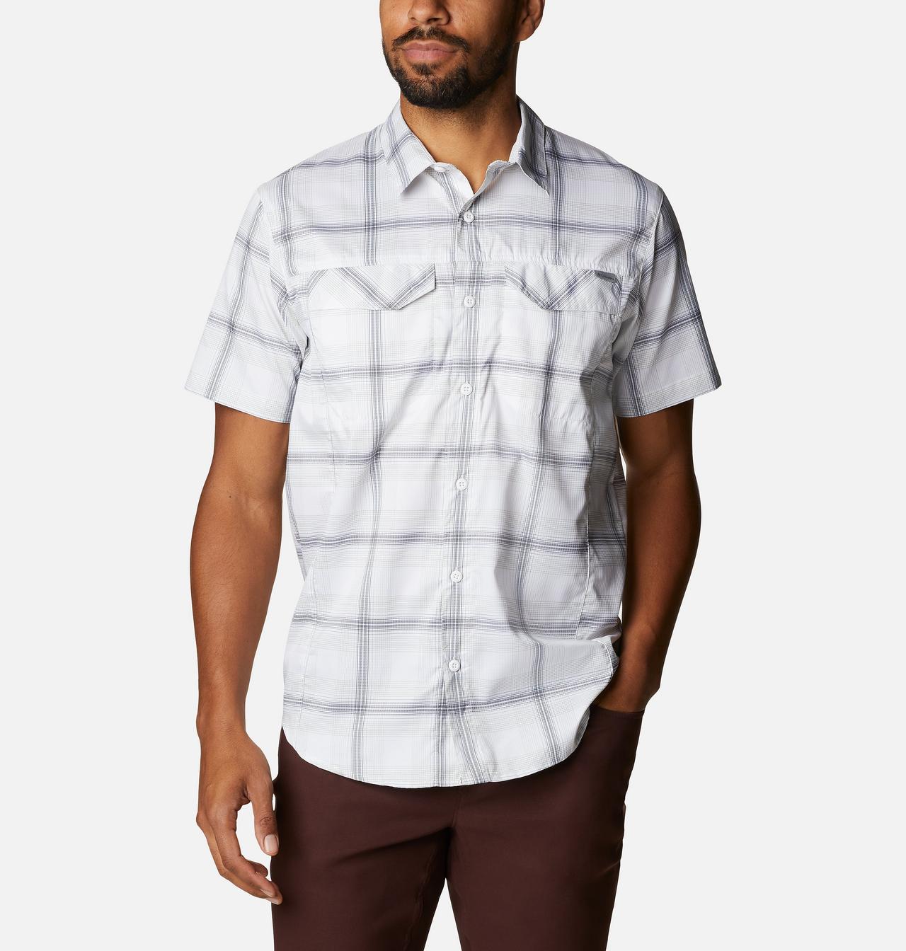 Men's Silver Ridge Lite Plaid™ Short Sleeve Shirt 1