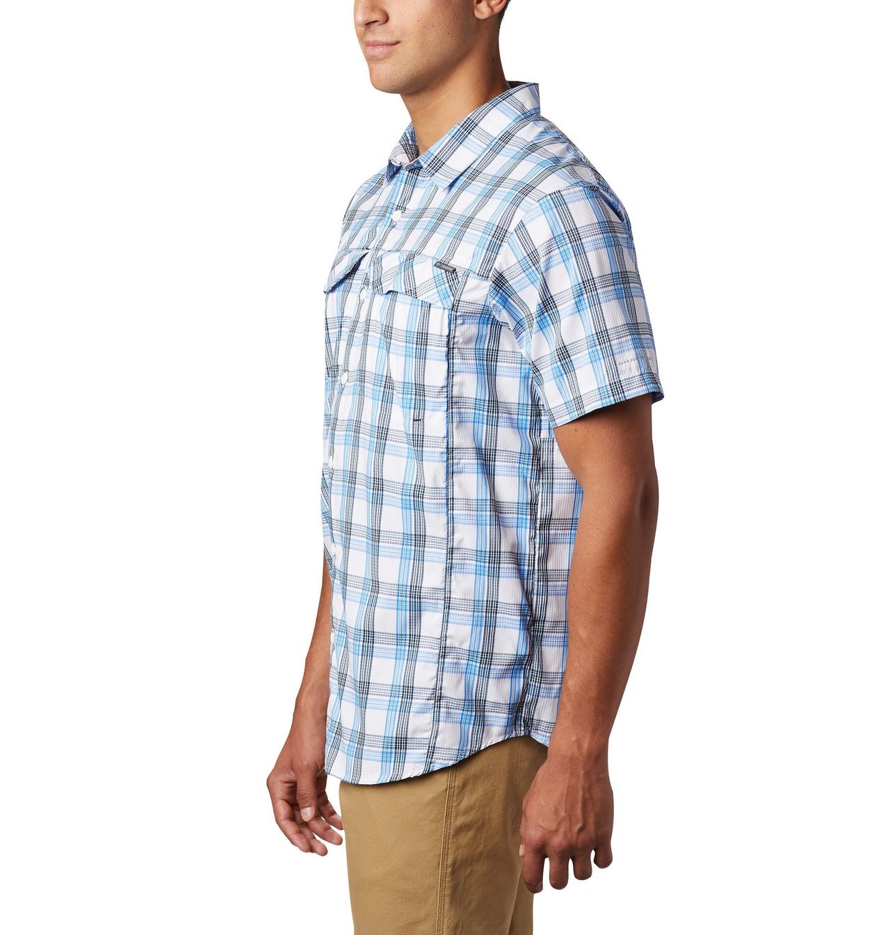 Men's Silver Ridge Lite Plaid™ Short Sleeve Shirt 4