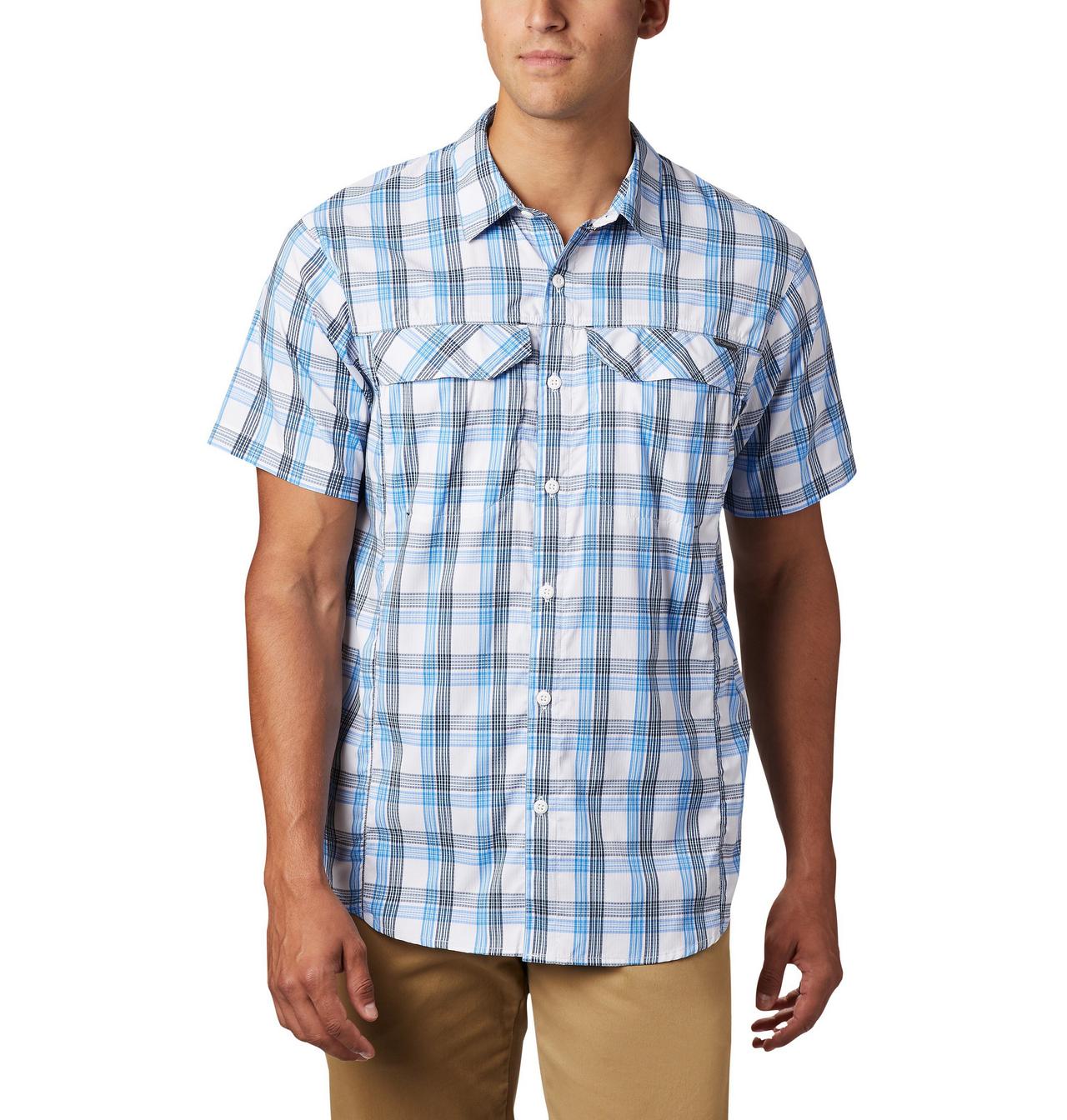 Men's Silver Ridge Lite Plaid™ Short Sleeve Shirt 1