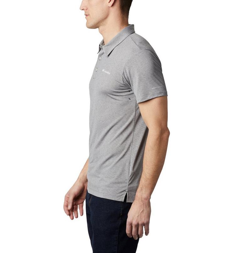 Men's Triple Canyon Tech Polo, Color: Columbia Grey Heather, image 3