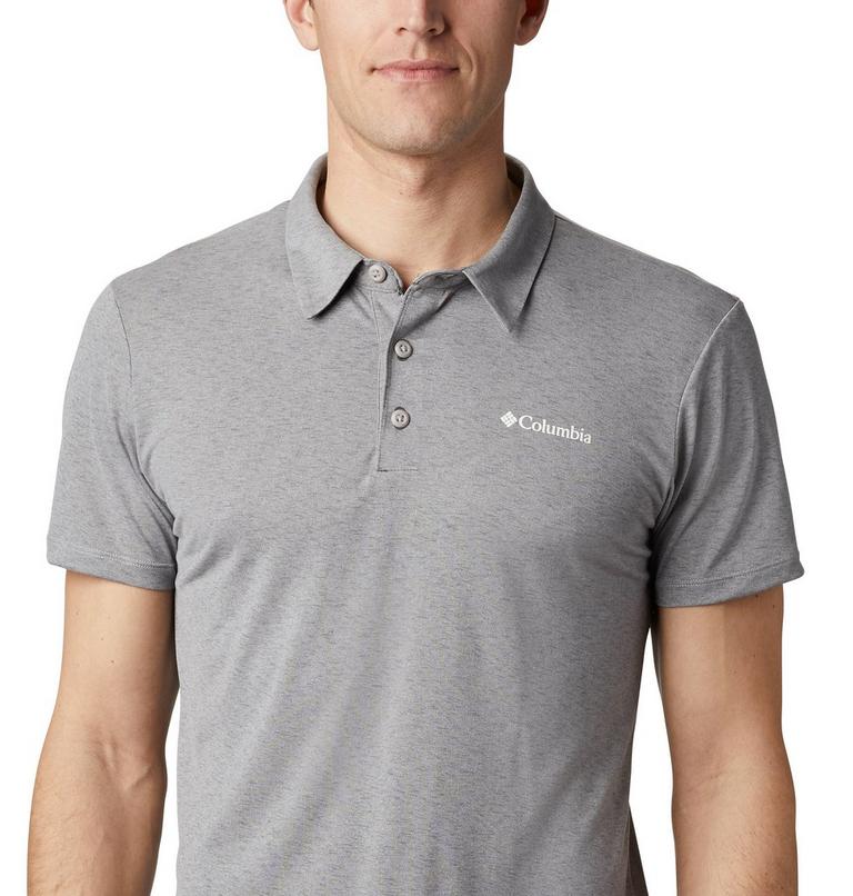 Men's Triple Canyon Tech Polo, Color: Columbia Grey Heather, image 4