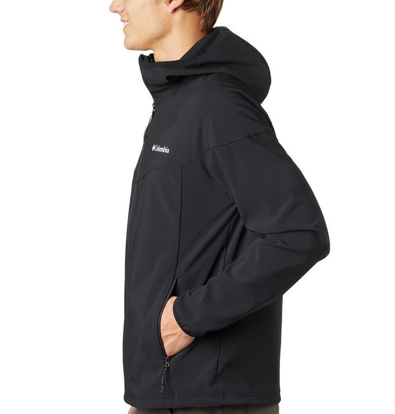 Men's Heather Canyon Softshell Jacket, Color: Black, image 3
